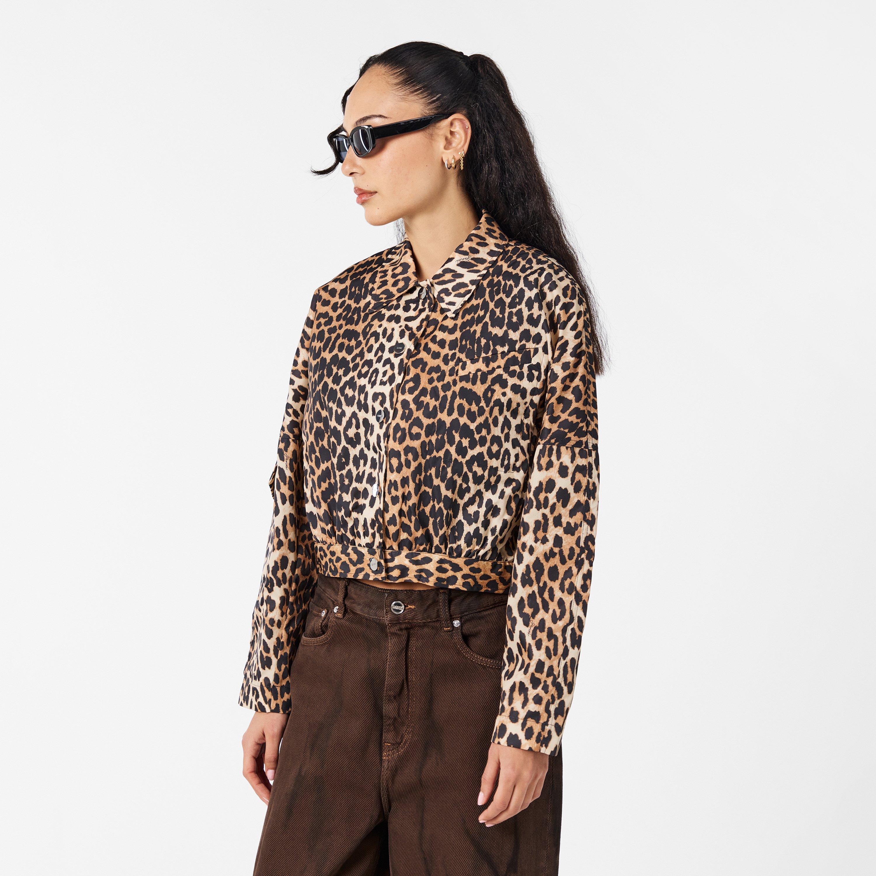 Leopard - Ganni - Ganni Duchss Shrt Jk Ld99 - 3