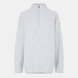 Jack Wills High Neck Zip Knitted Jumper