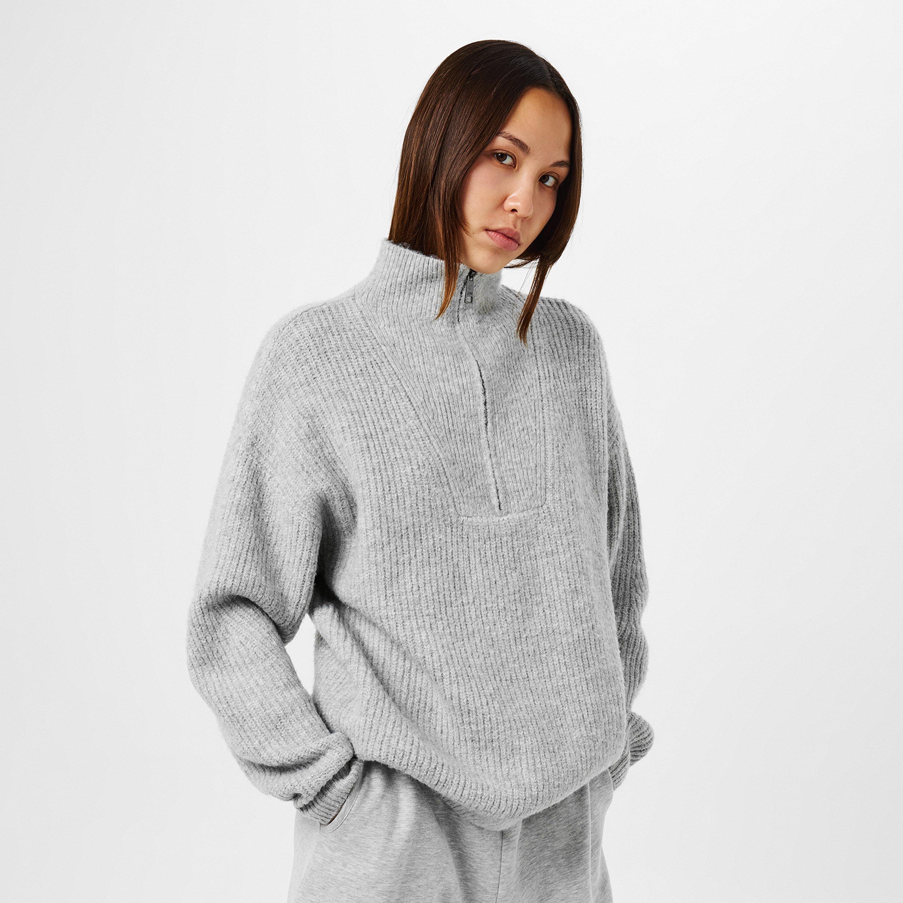 Jack Wills | High Neck Zip Knitted Jumper | Jumpers | USC