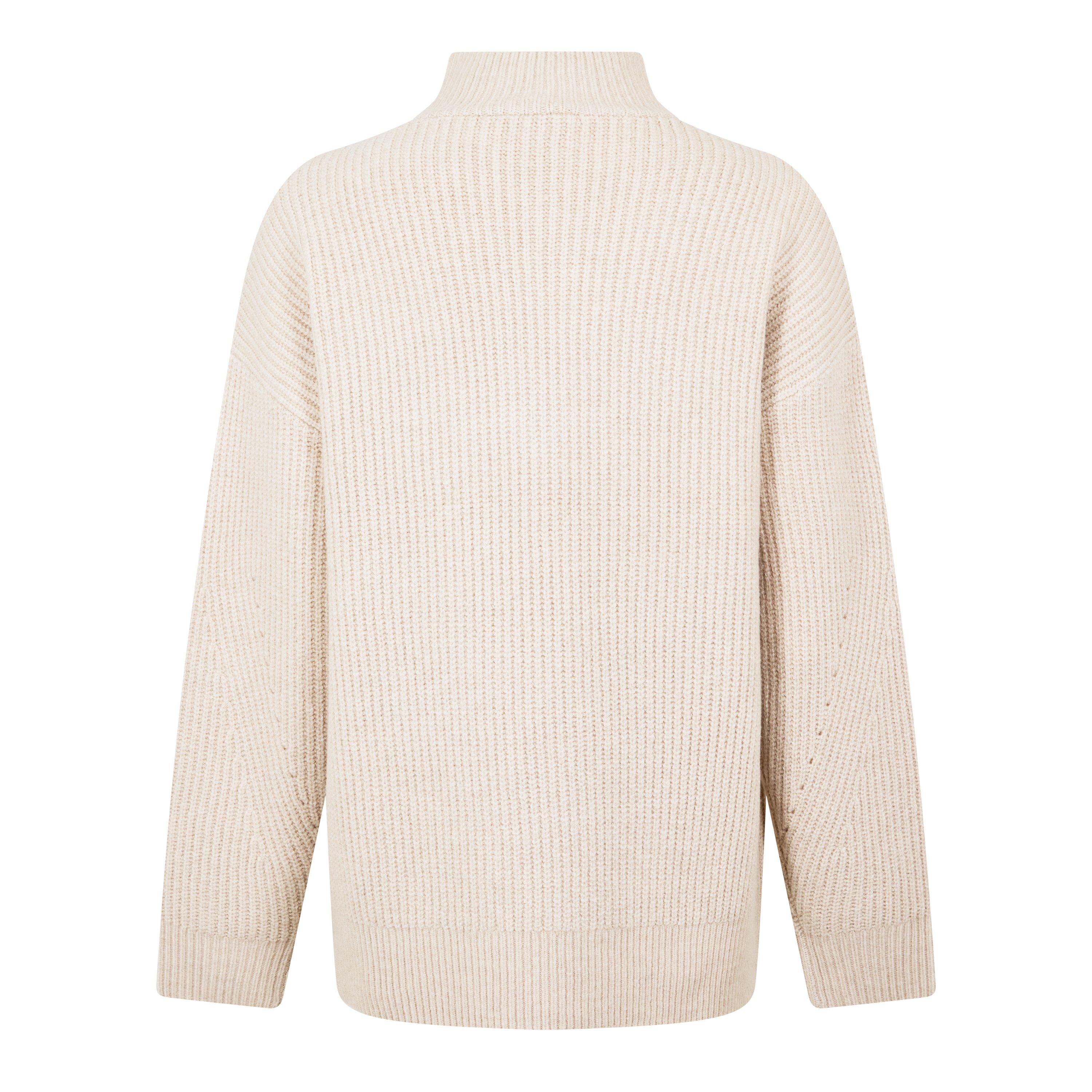 Jack Wills | High Neck Zip Knitted Jumper | Jumpers | USC