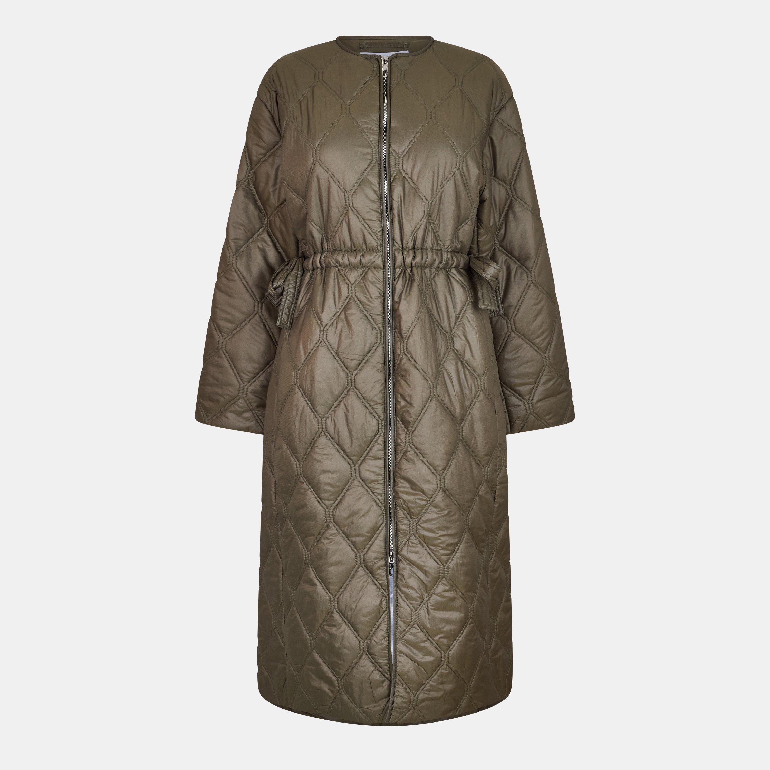 Kalamata - Ganni - Women's Long Quilted Jacket - 1