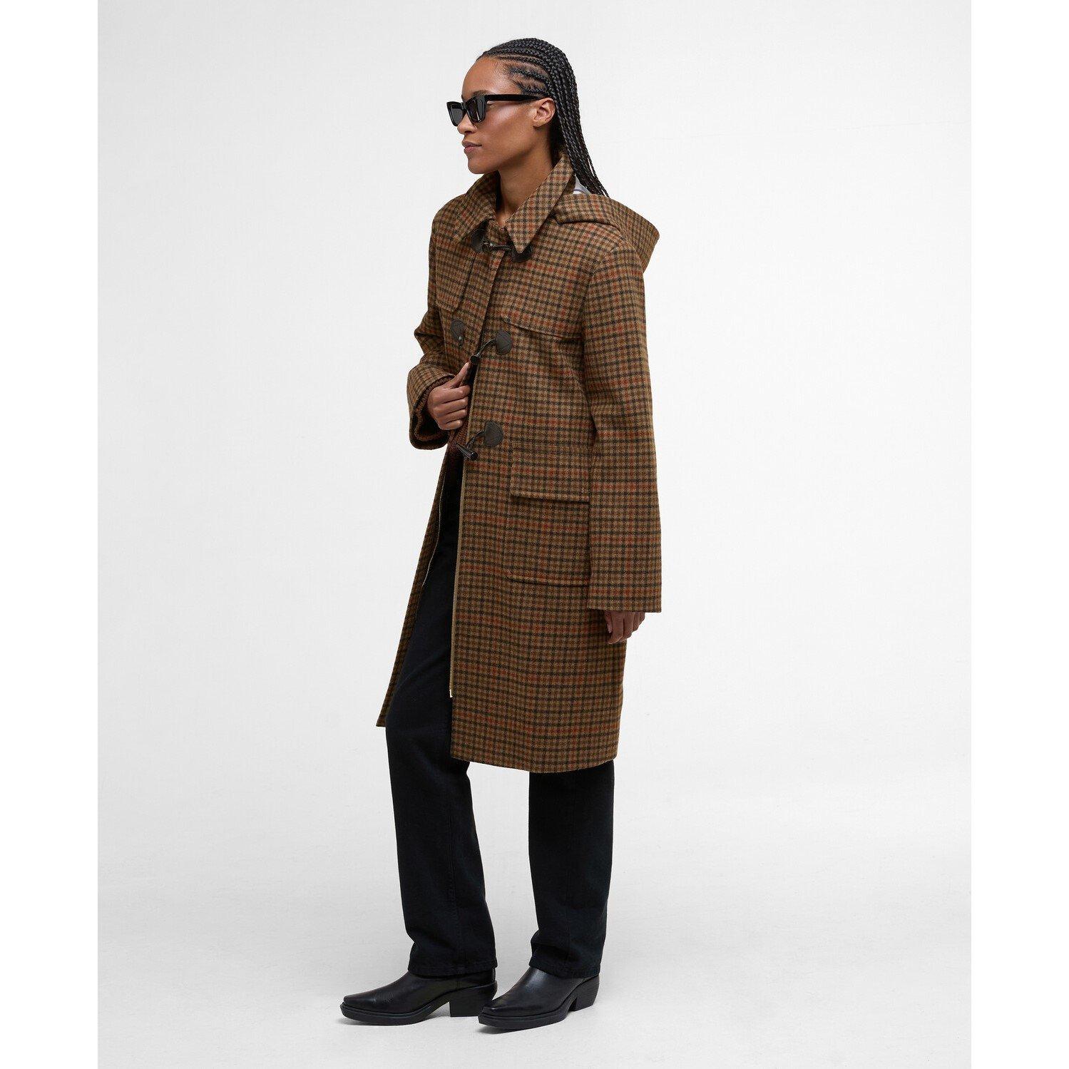 Br/Check/Trtn - Barbour - Women's B.Li Melody Check Duffle Coat - 8