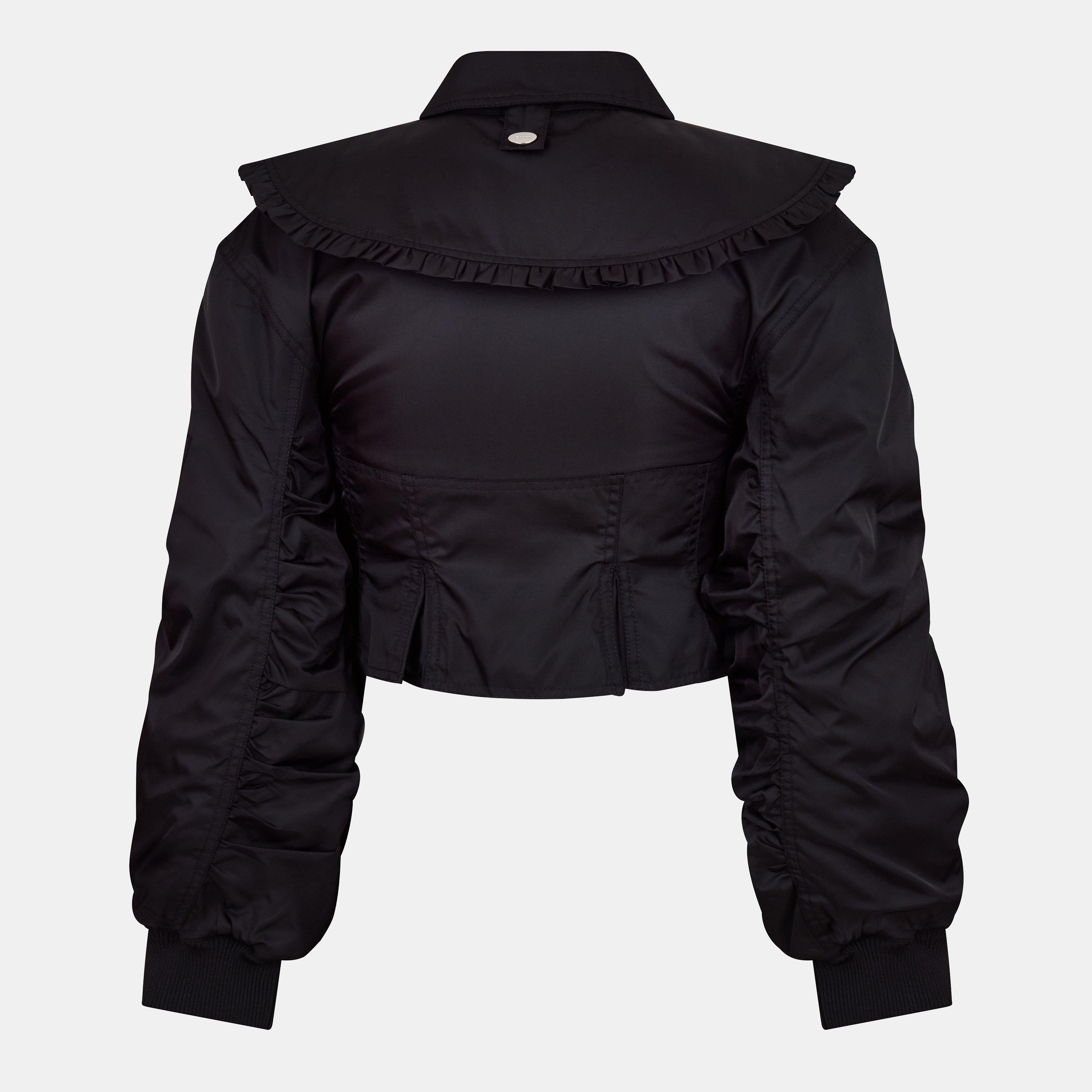 Black - Ganni - Ganni Duchesse Jkt Ld99 - 2