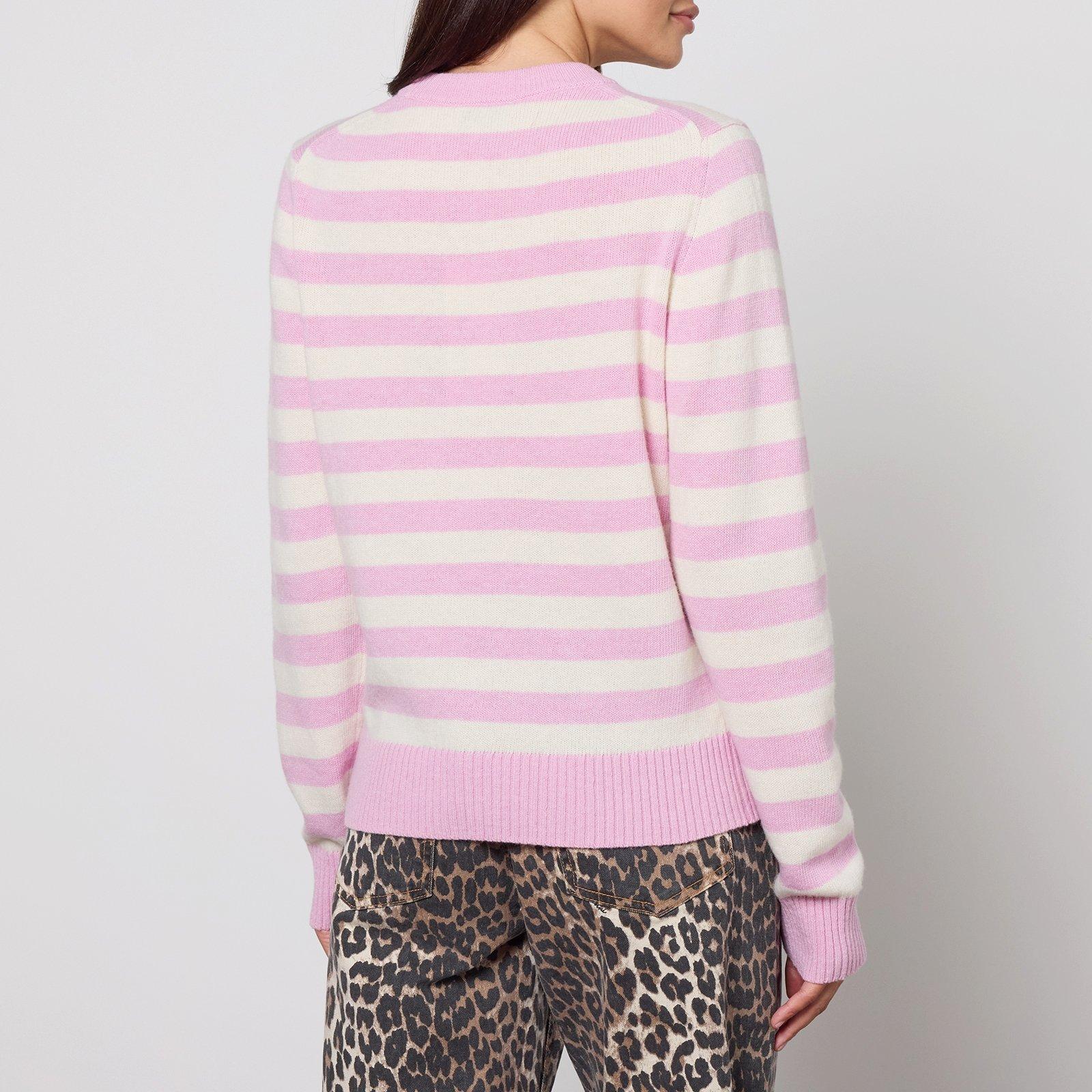 Primrose Pink - Ganni - Women's Bunny Crewneck Sweatshirt - 2