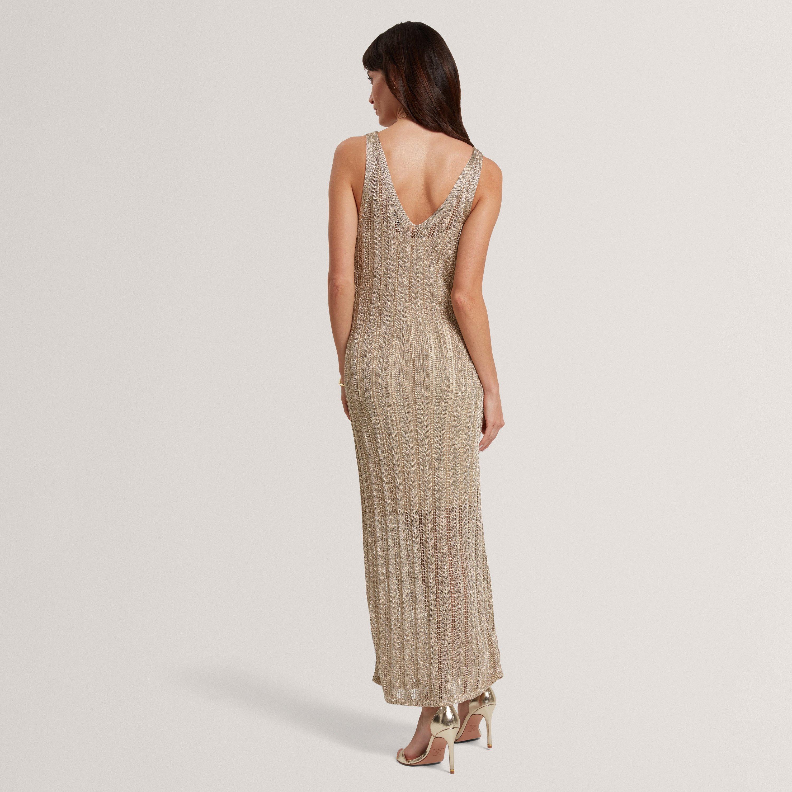 Gold - Ted Baker - Ted MidKnit ColumDrs Ld62 - 3