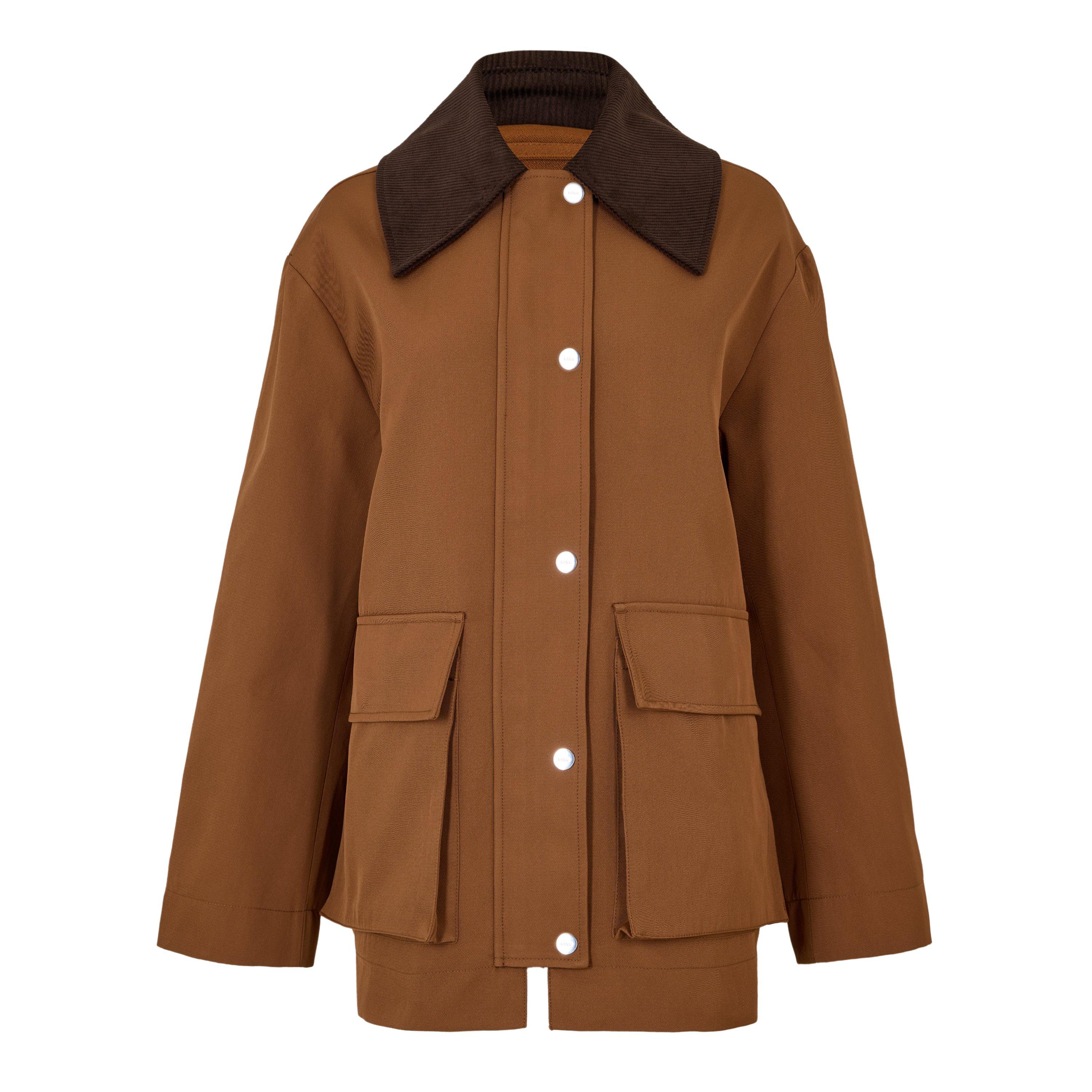 Ganni Women's Barn Jacket - Cinnamon Swirl - Size 8 (34)