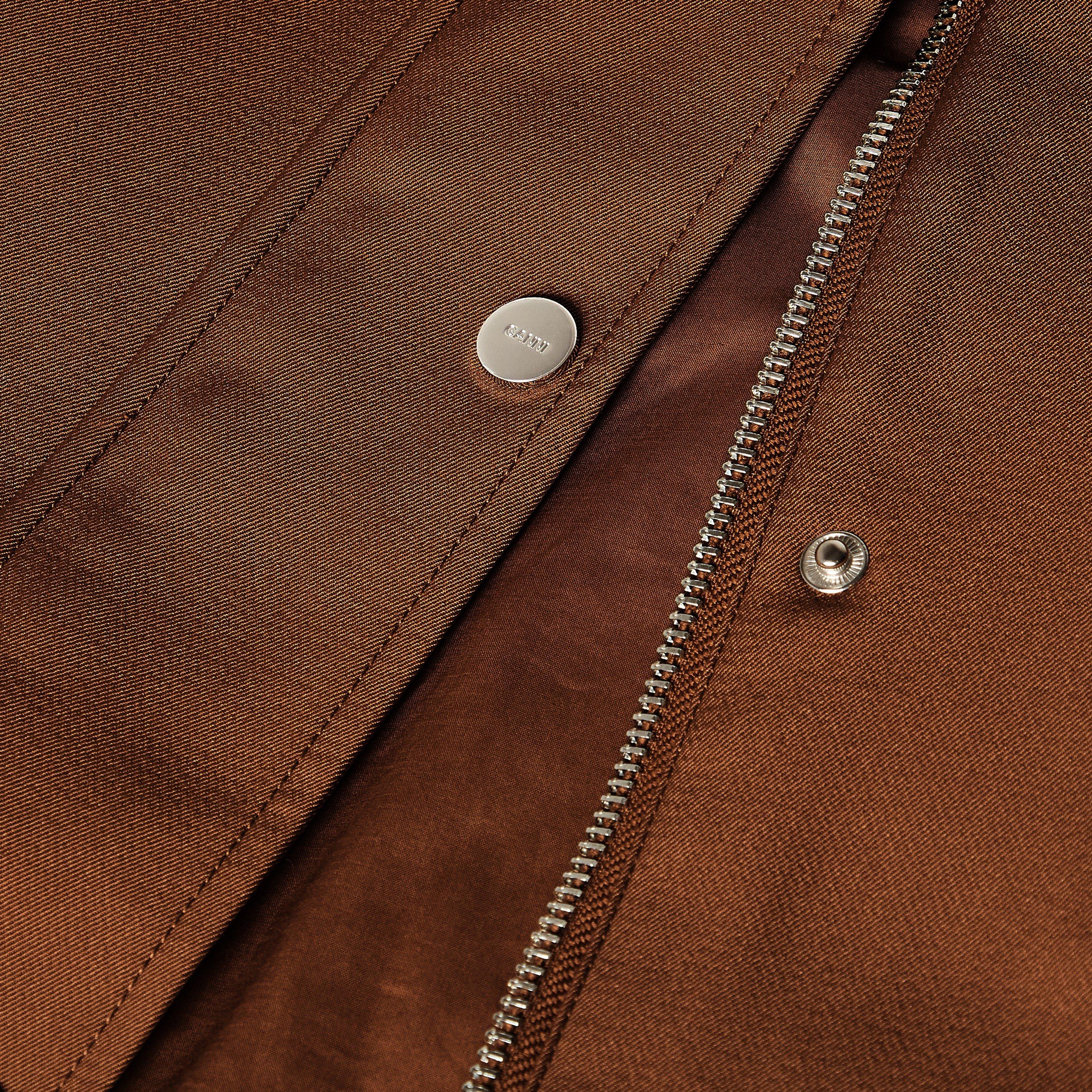 Cinnamon Swirl - Ganni - Women's Barn Jacket - 5