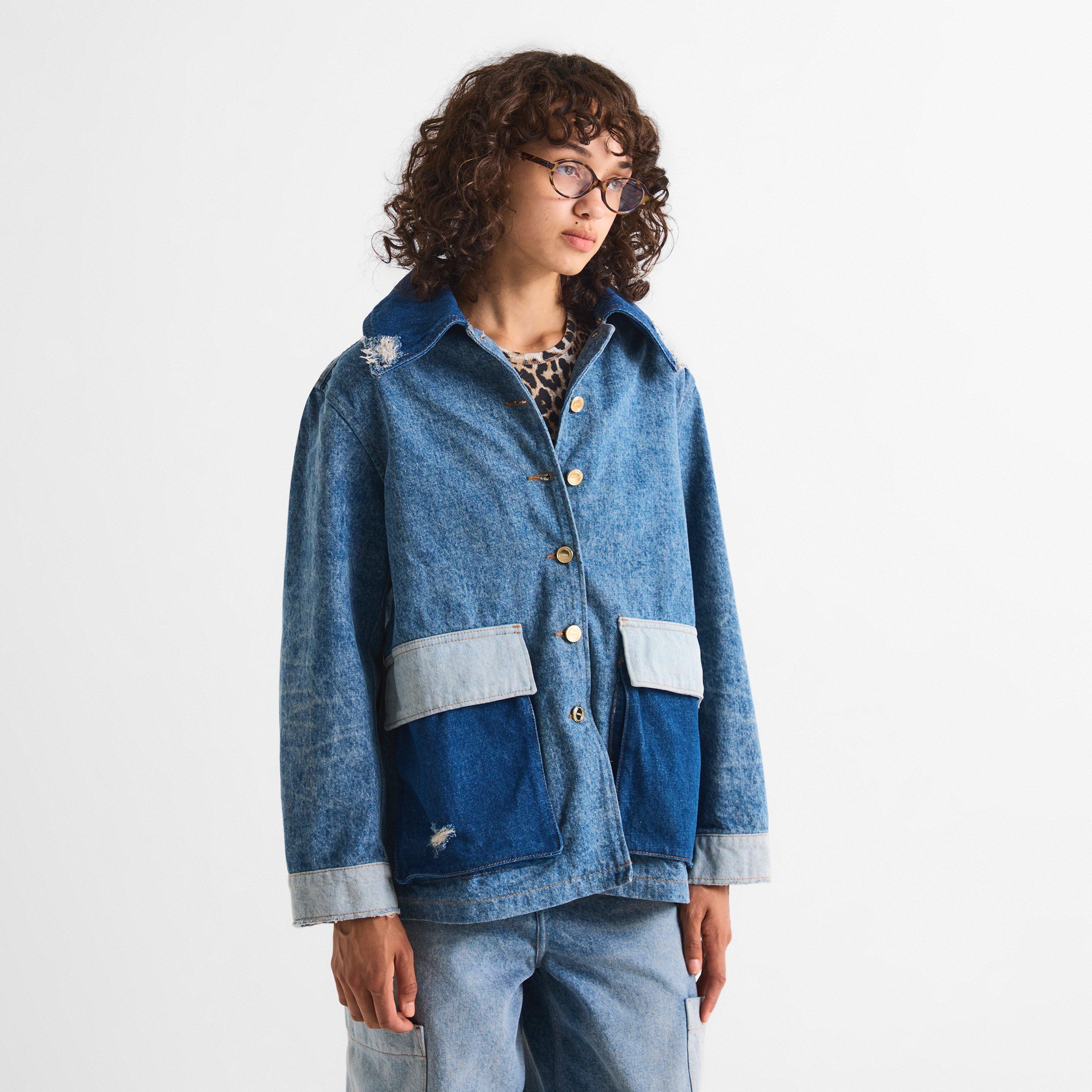 Mid Blu Vintage - Ganni - Women's Denim Jacket - 3