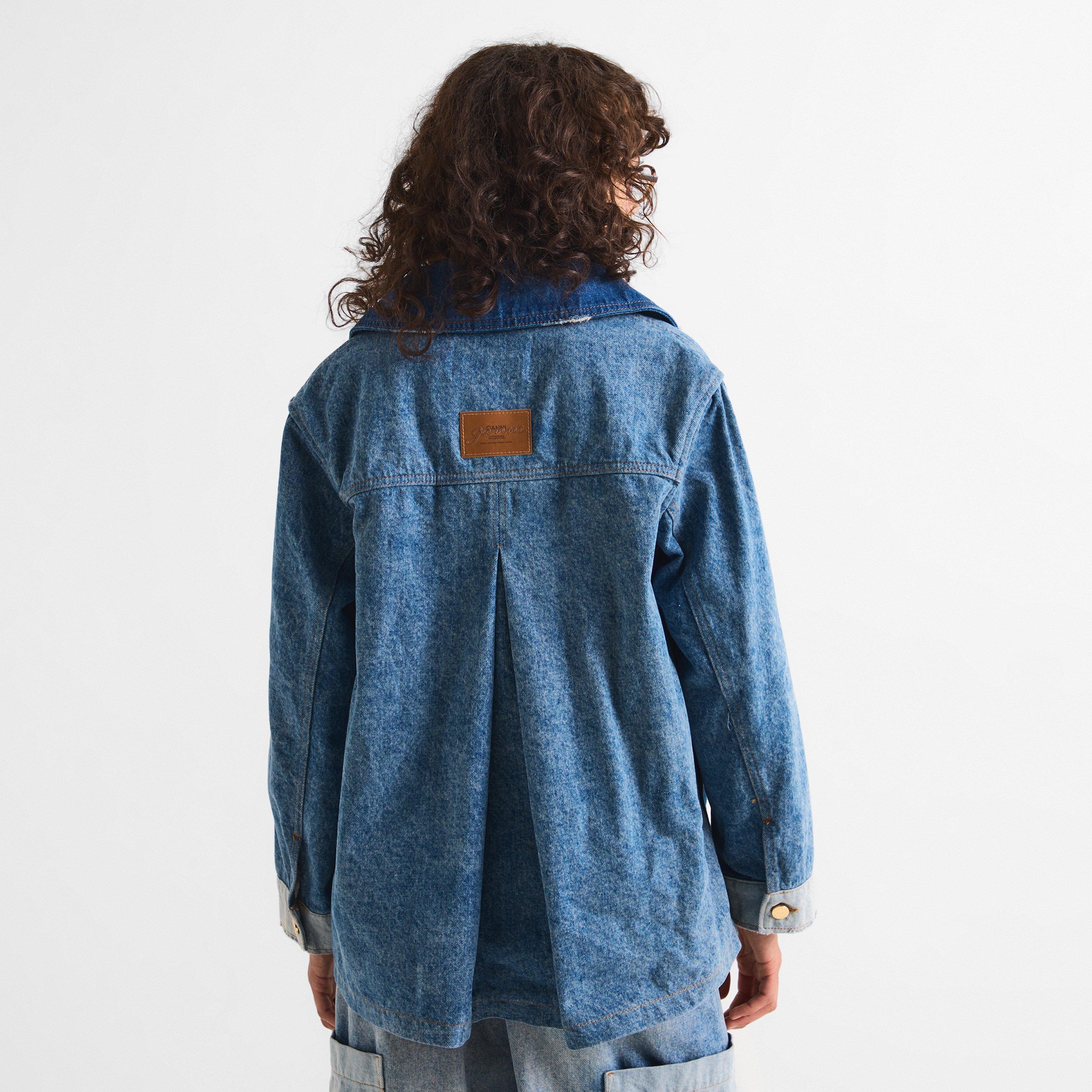 Mid Blu Vintage - Ganni - Women's Denim Jacket - 4