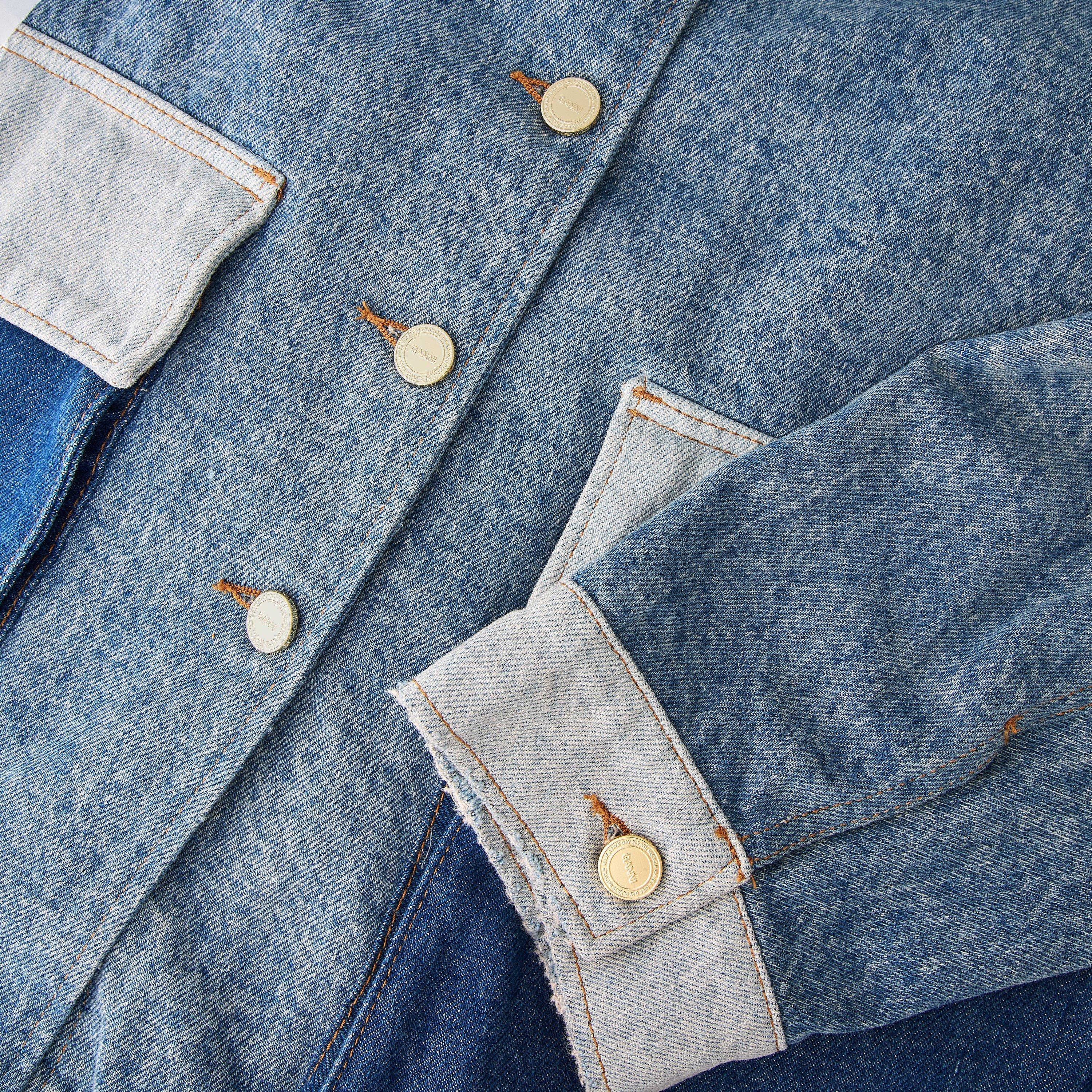 Mid Blu Vintage - Ganni - Women's Denim Jacket - 3