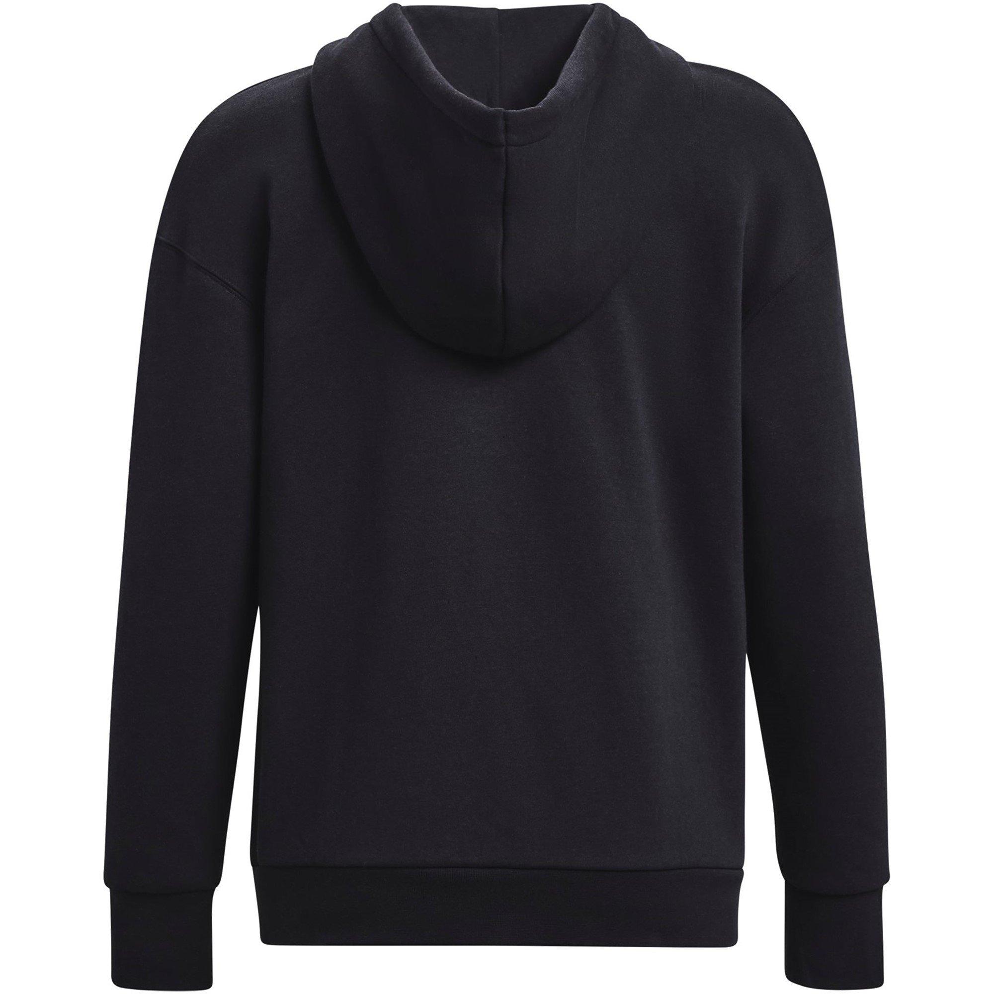 Black - Under Armour - Armour Essential Fleece Fz Womens - 2