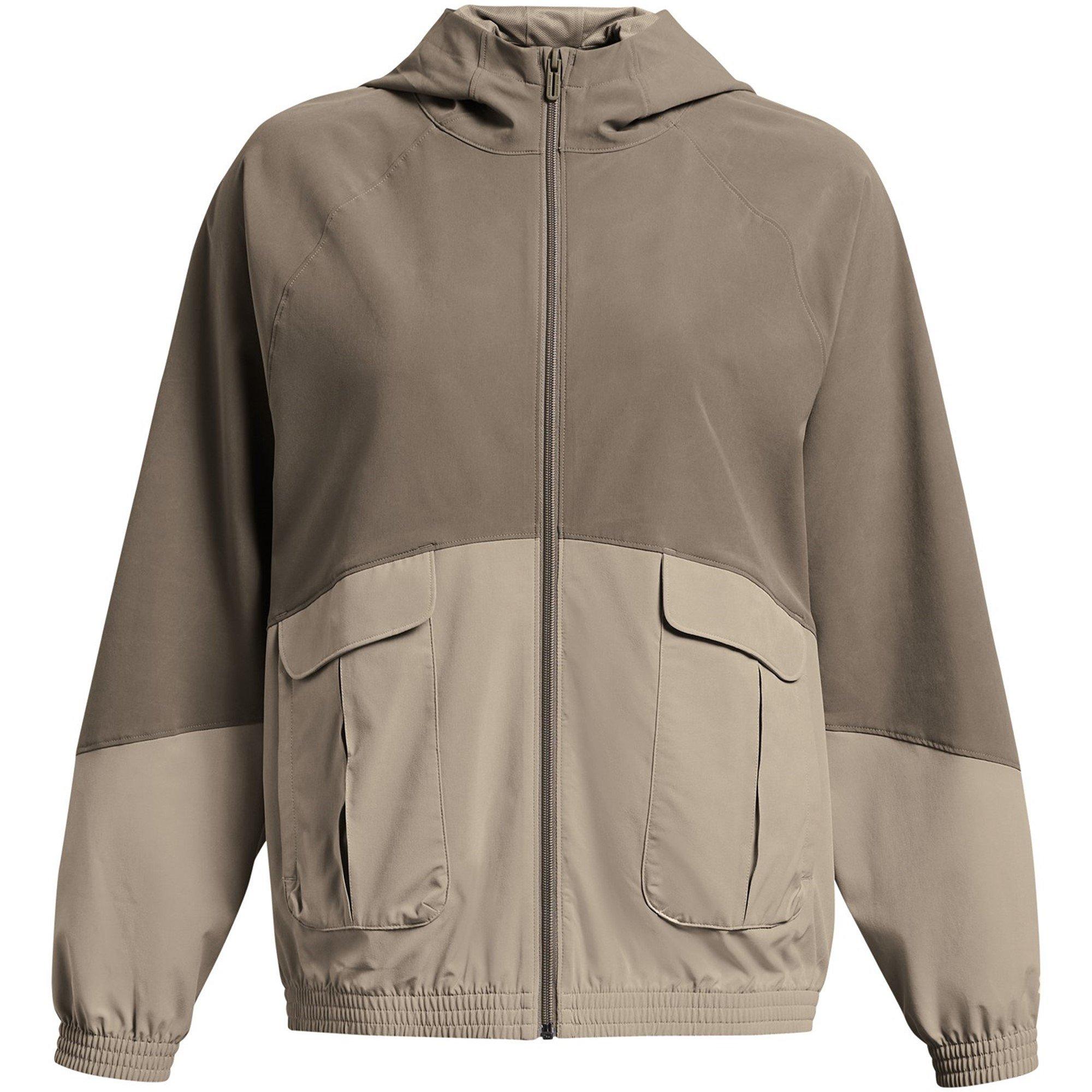 Brown - Under Armour - Women's Armoursport Performance Training Jacket - 1