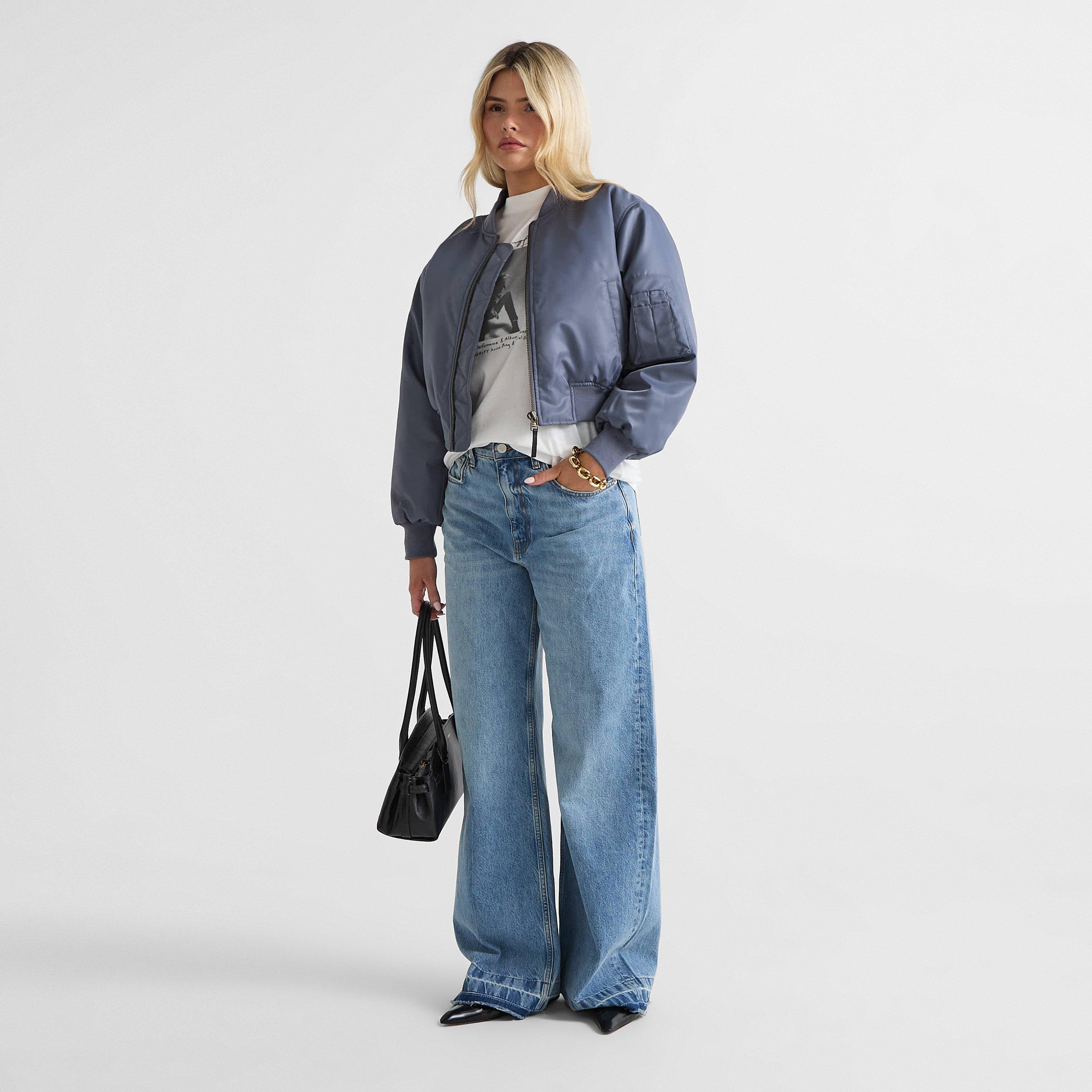 DARK GREY - Anine Bing - Women's Bomber Jacket - 5