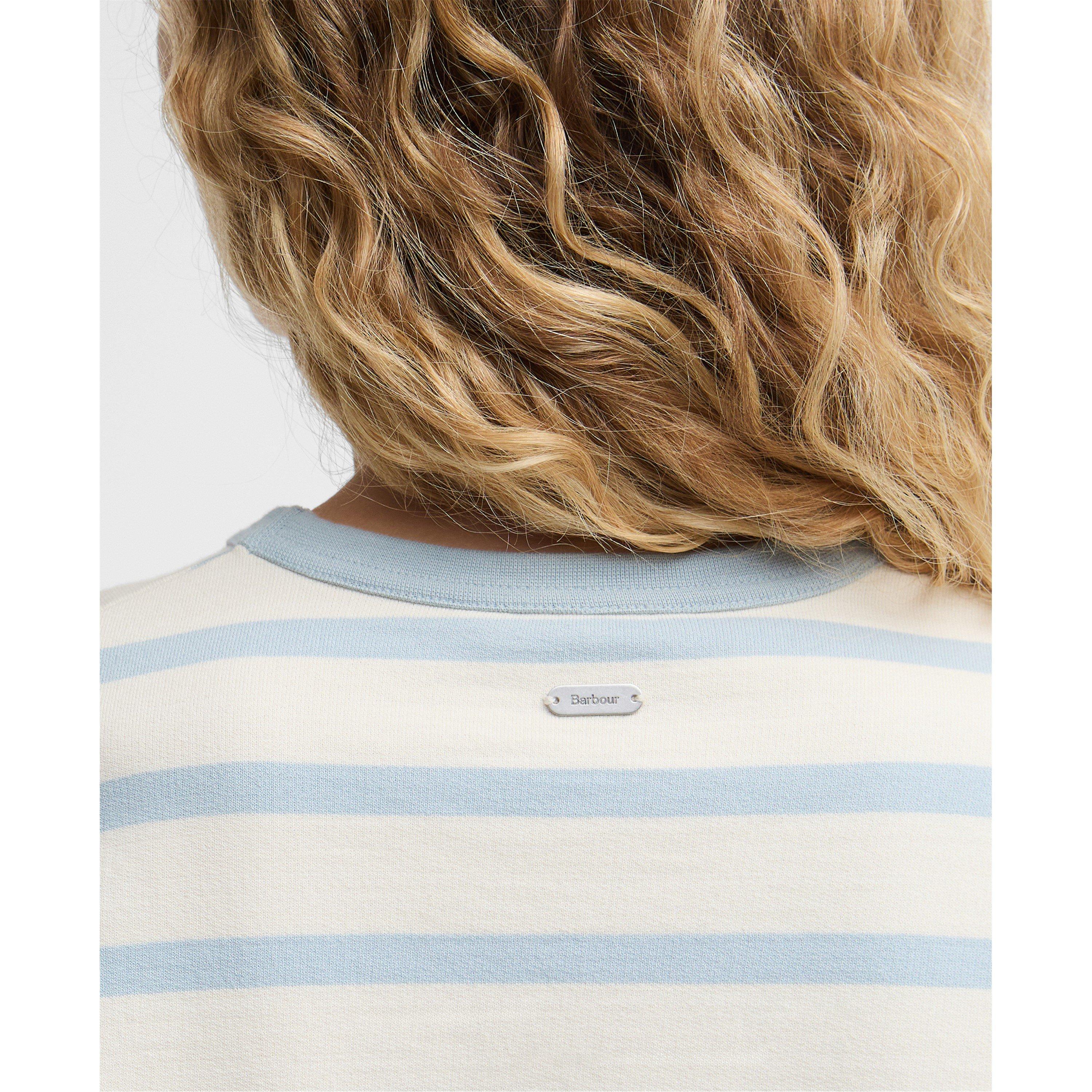 Ecru/Celestial - Barbour - Women's Crew Sweatshirt - 5