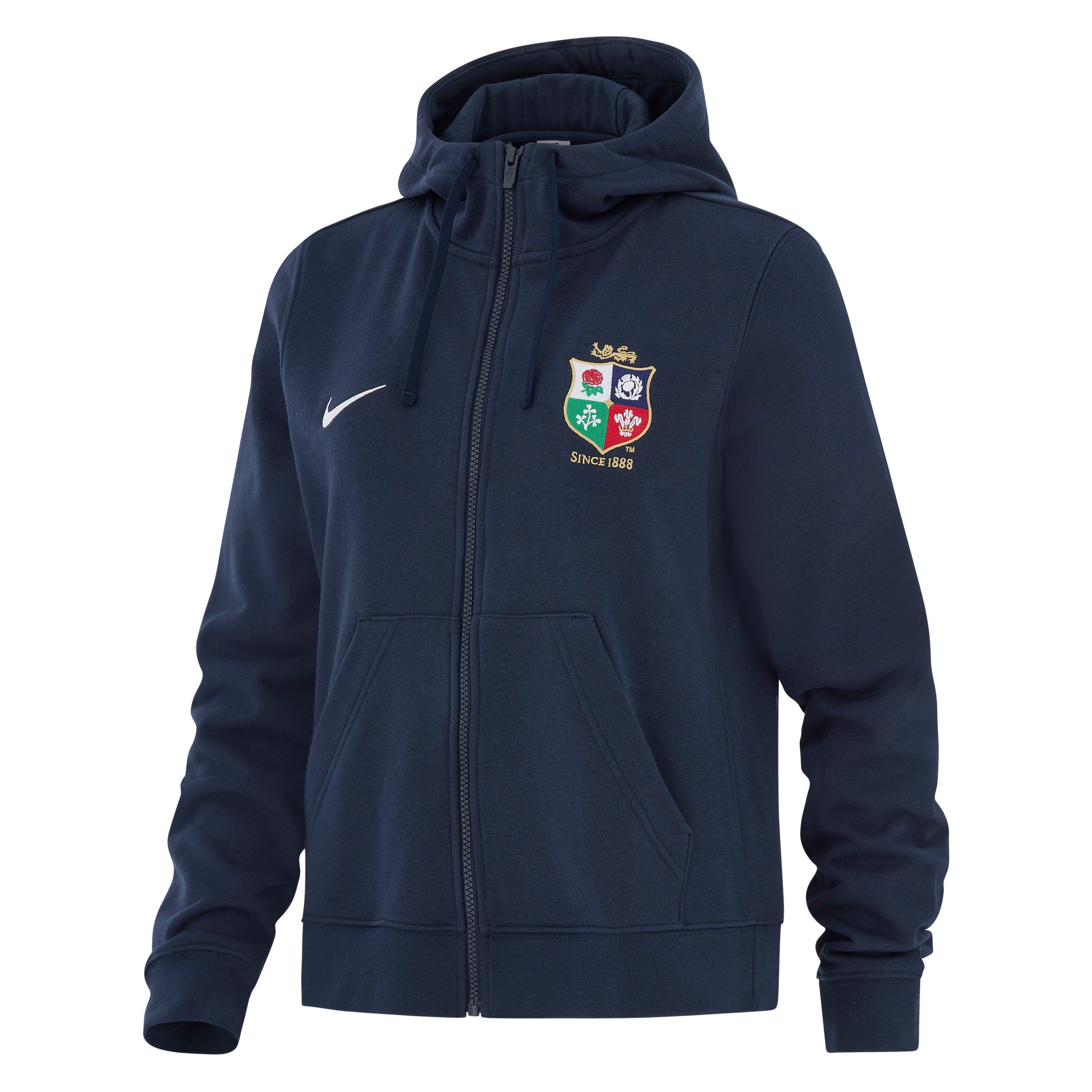 Obs/White - Nike - Womens British and Irish Lions Tour 2027 Overhead Hoodie - 1
