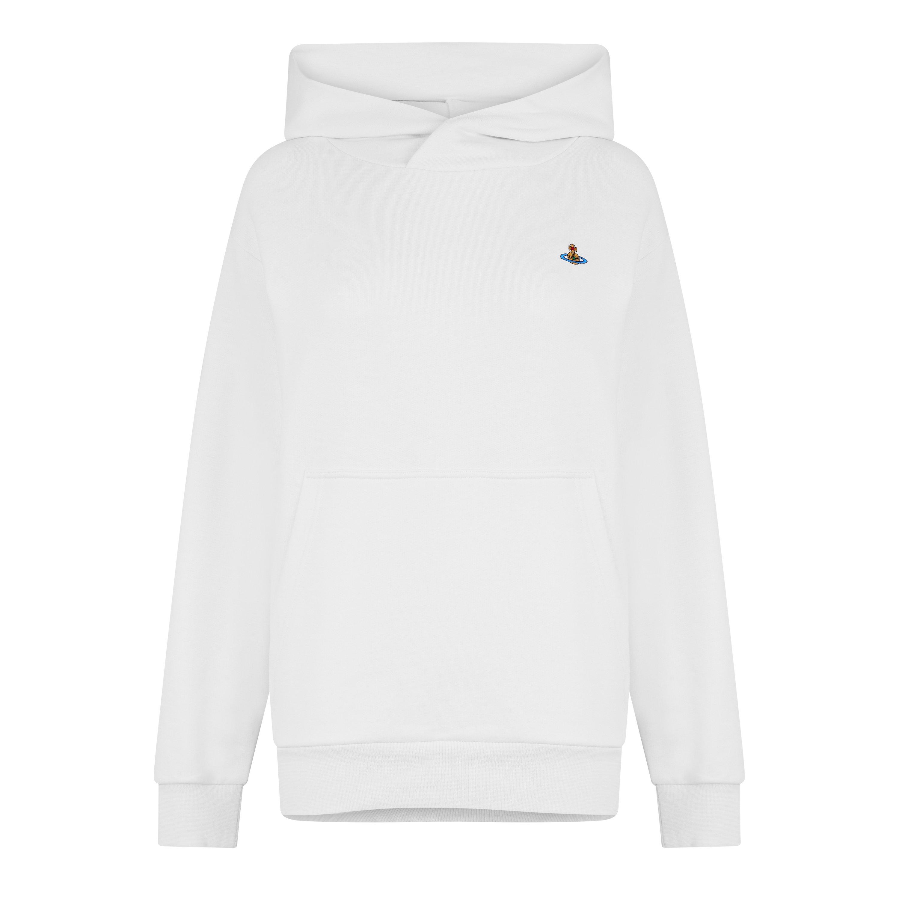White - Vivienne Westwood - Women's Logo Cotton Orb Hoodie - 7