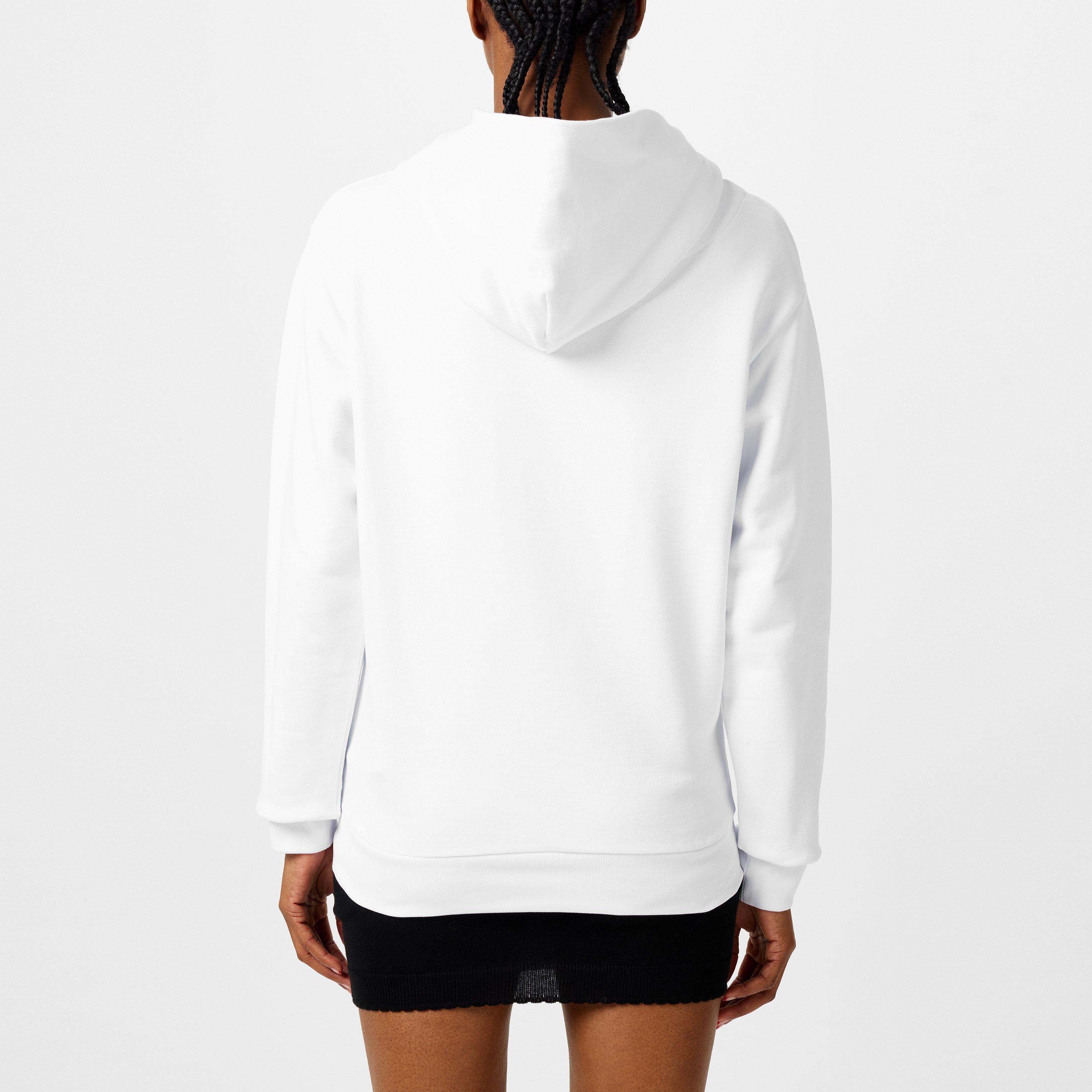 White - Vivienne Westwood - Women's Logo Cotton Orb Hoodie - 4