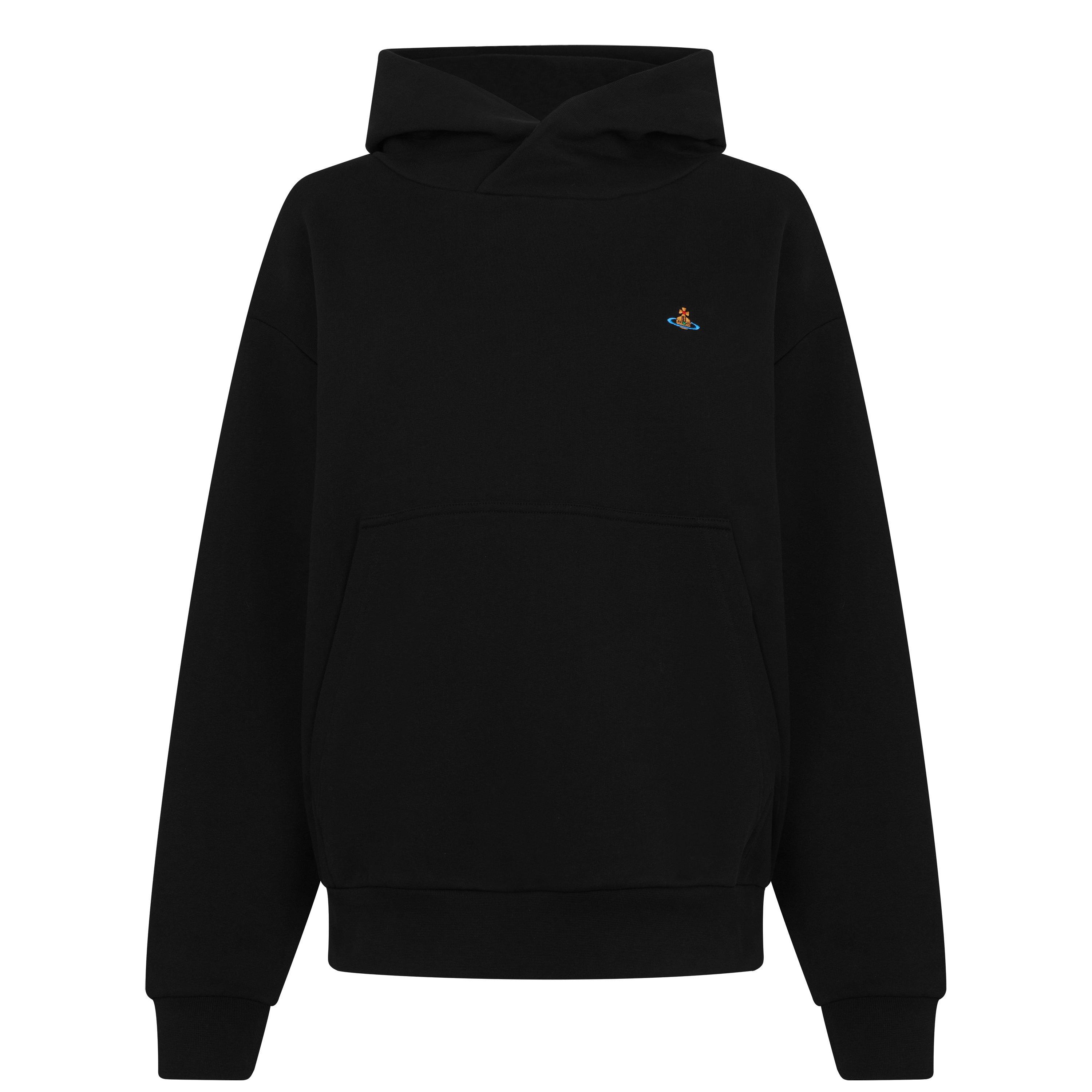 Black - Vivienne Westwood - Women's Logo Cotton Orb Hoodie - 1
