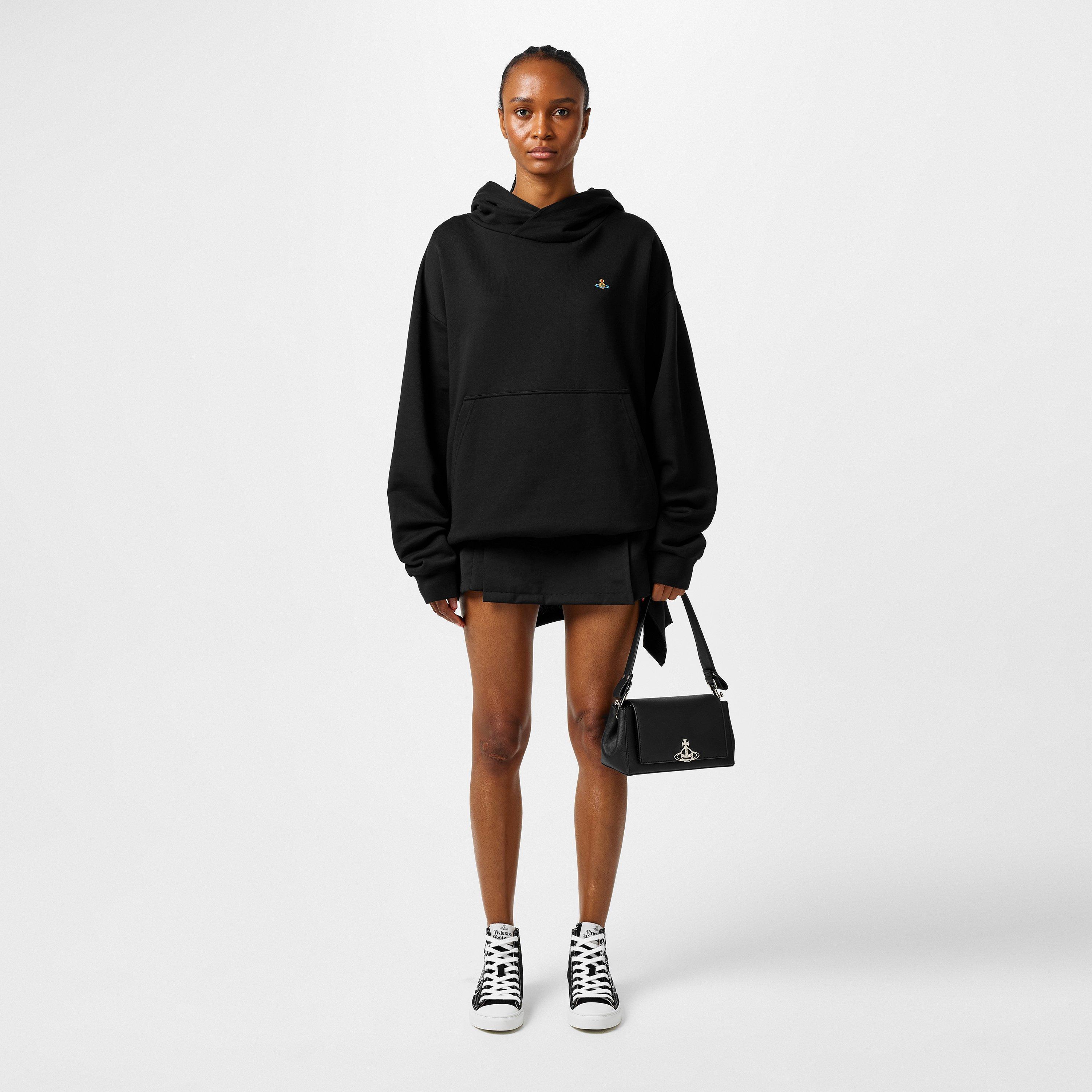 Black - Vivienne Westwood - Women's Logo Cotton Orb Hoodie - 5