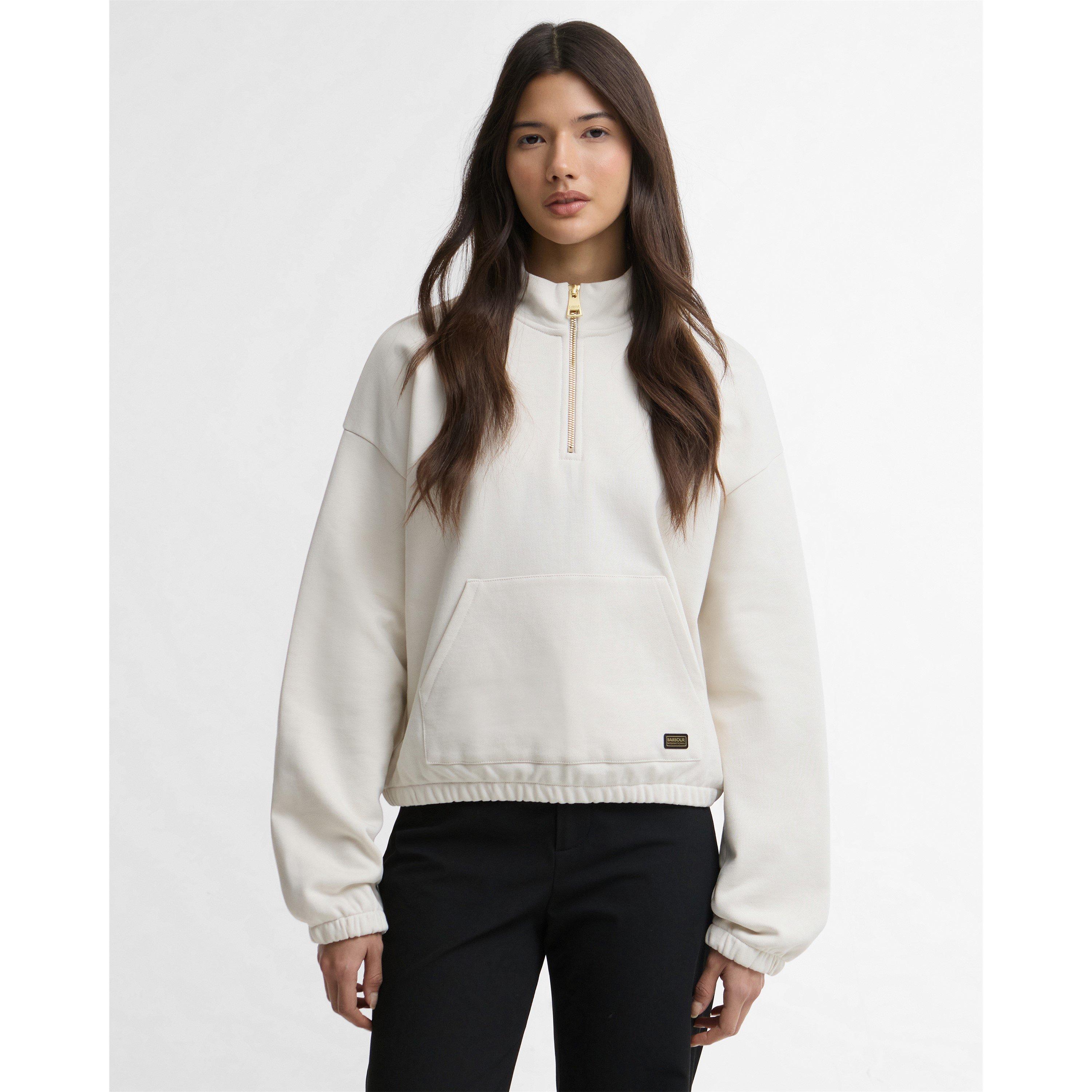 Light Stone - Barbour International - Women's 1/4 Zip Fleece - 2