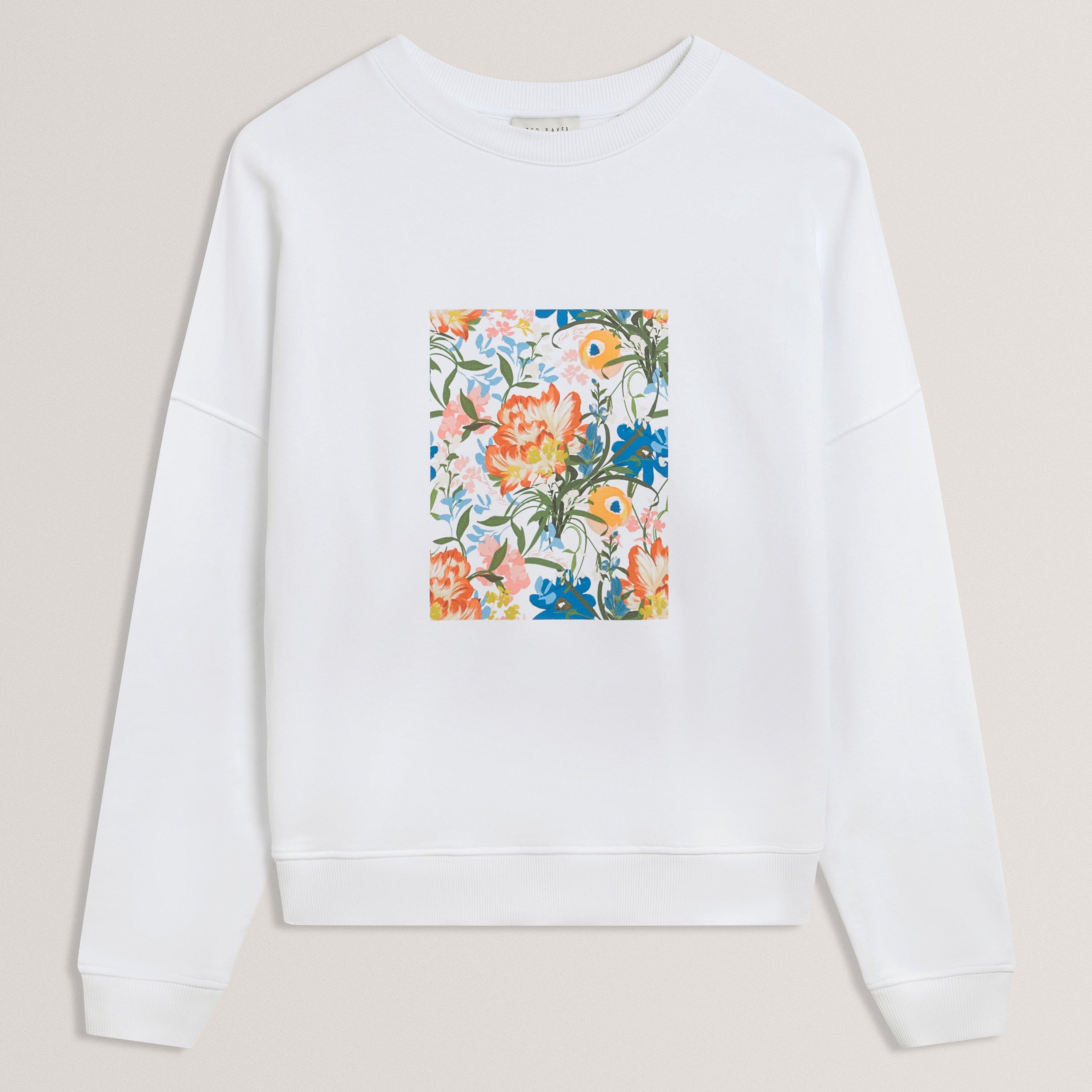 White - Ted Baker - Ted Baker Graphic Sweatshirt - 1