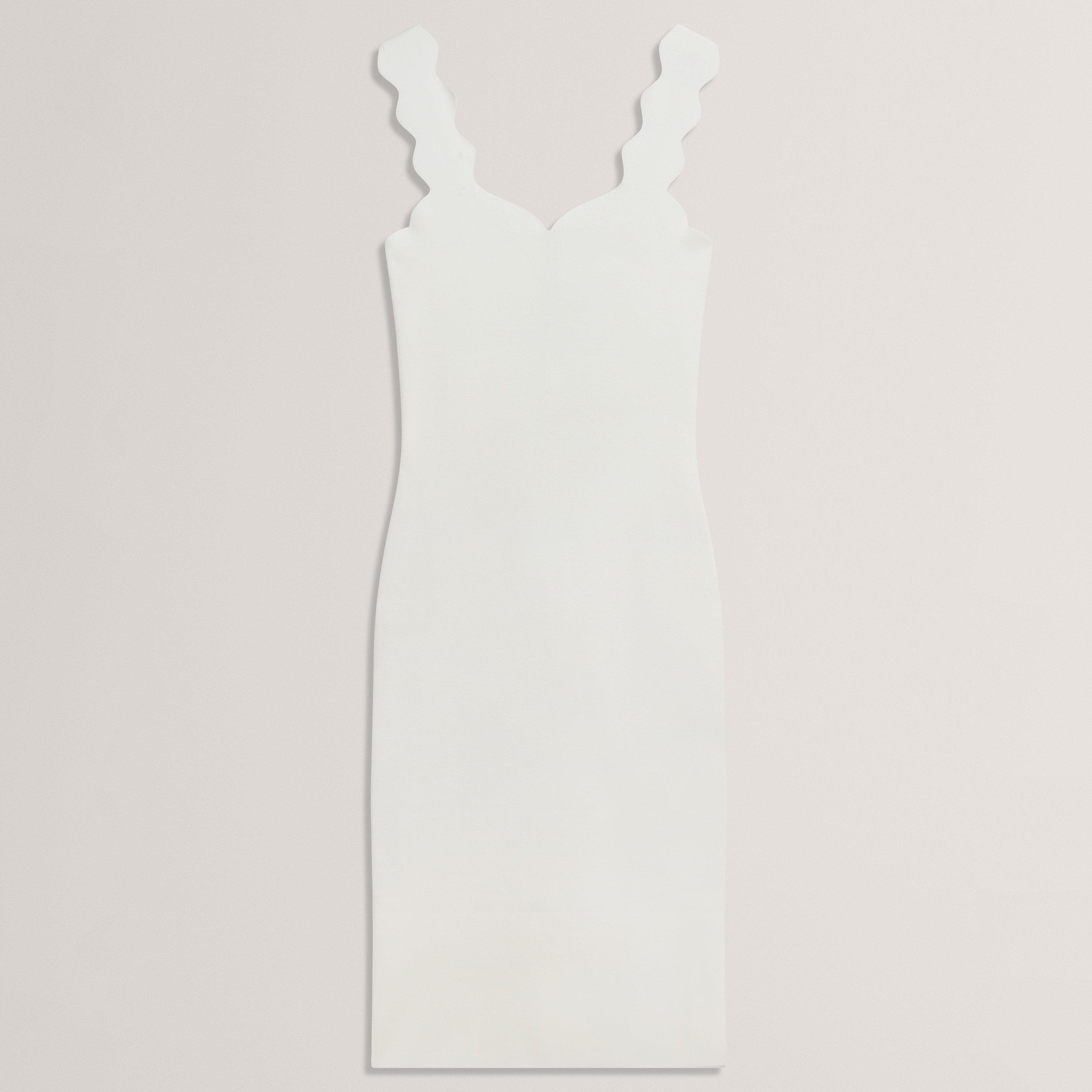 Ted Baker Ted Baker Knit Bodycon Dress - Ivory - Size 14 (L)