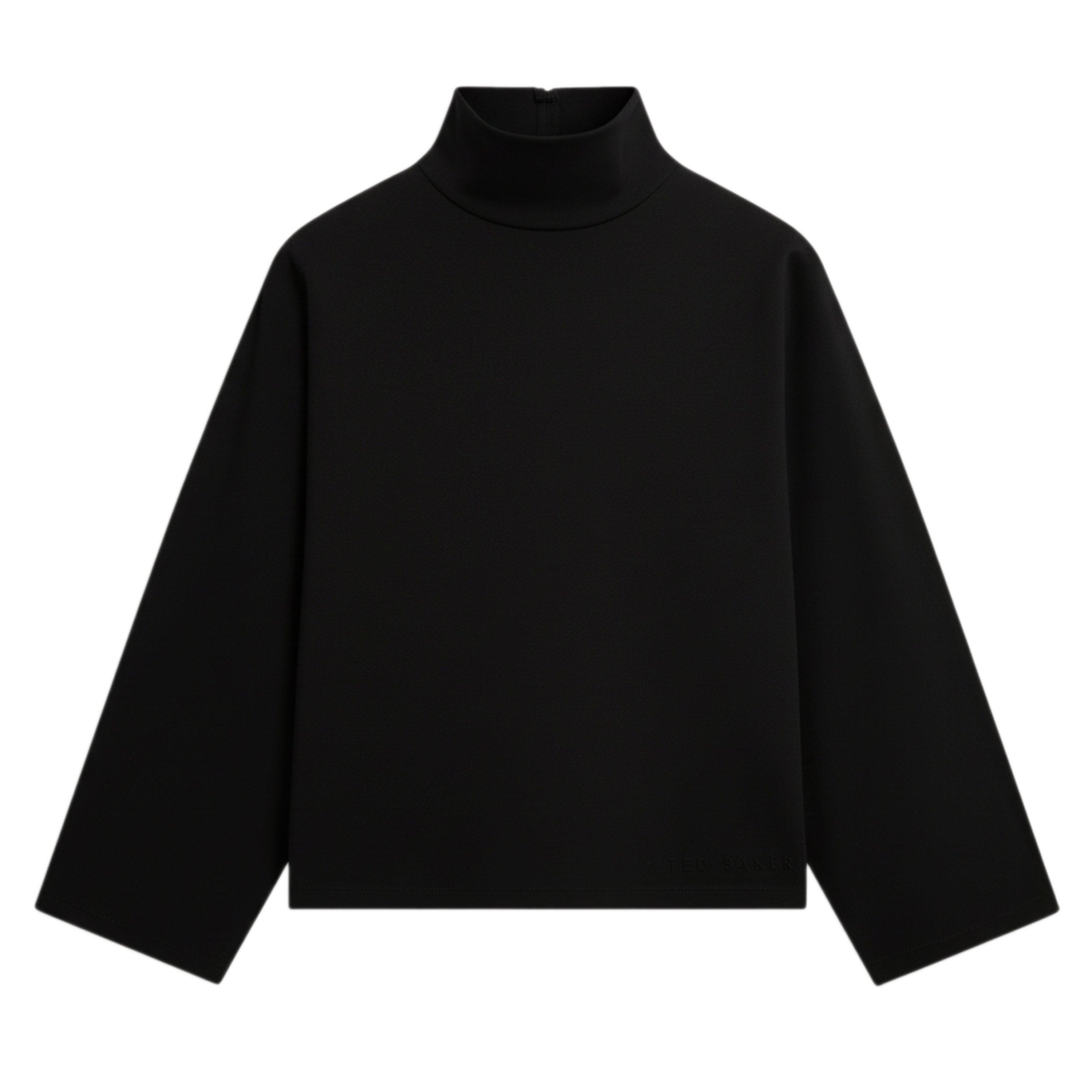 Ted Baker Ted Baker Funnel Neck Sweatshirt - Black - Size 16 (XL)