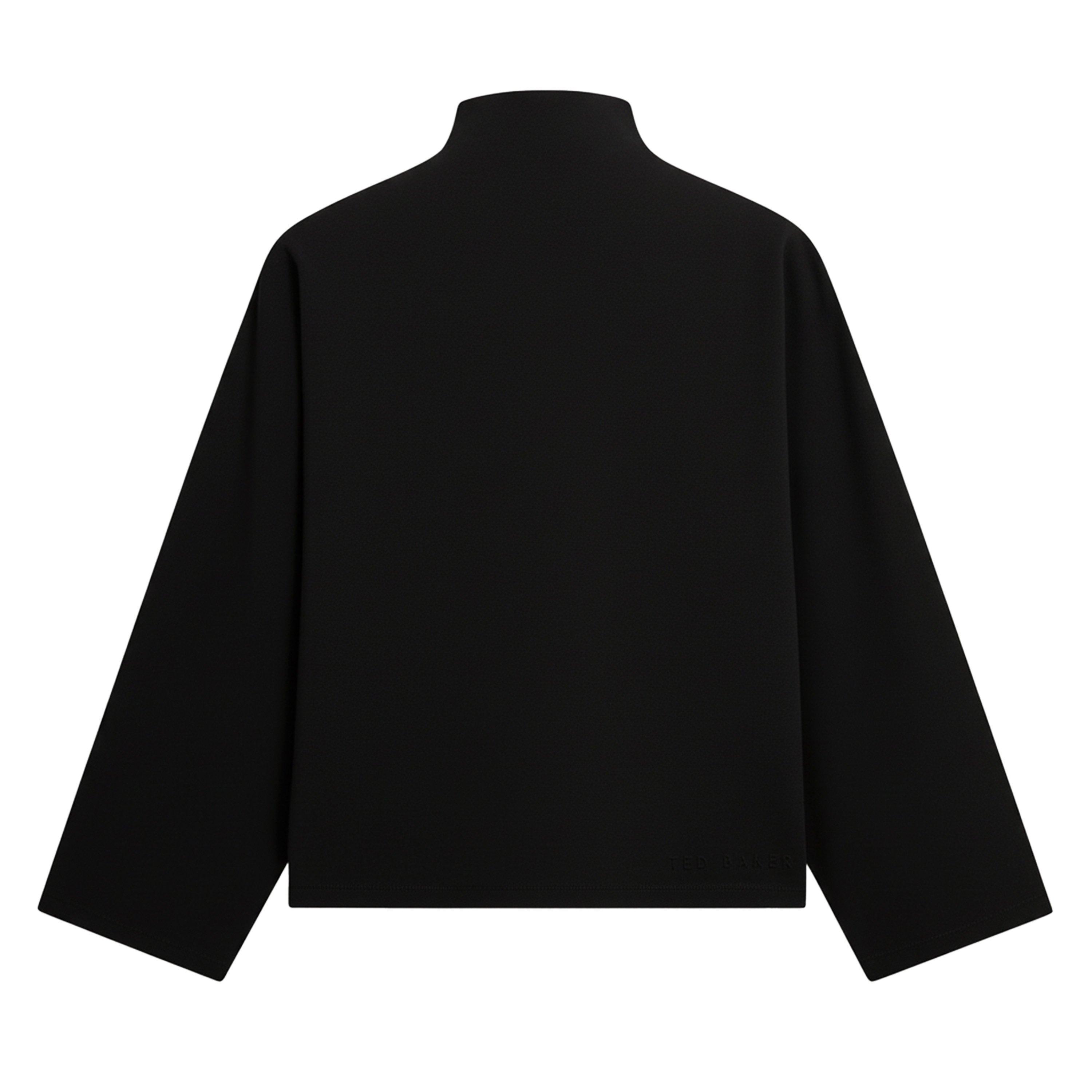 Black - Ted Baker - Ted Baker Funnel Neck Sweatshirt - 2