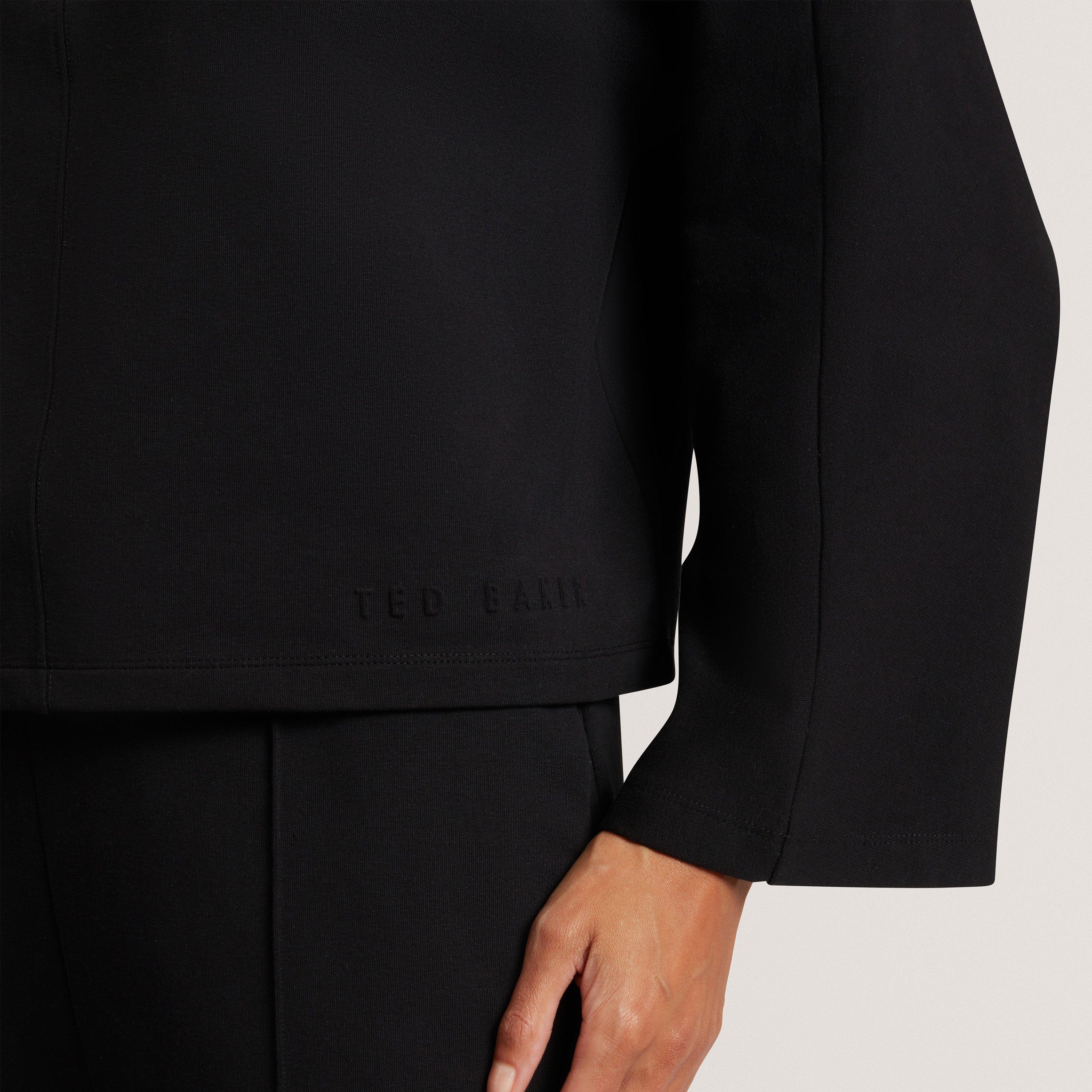 Black - Ted Baker - Ted Baker Funnel Neck Sweatshirt - 4