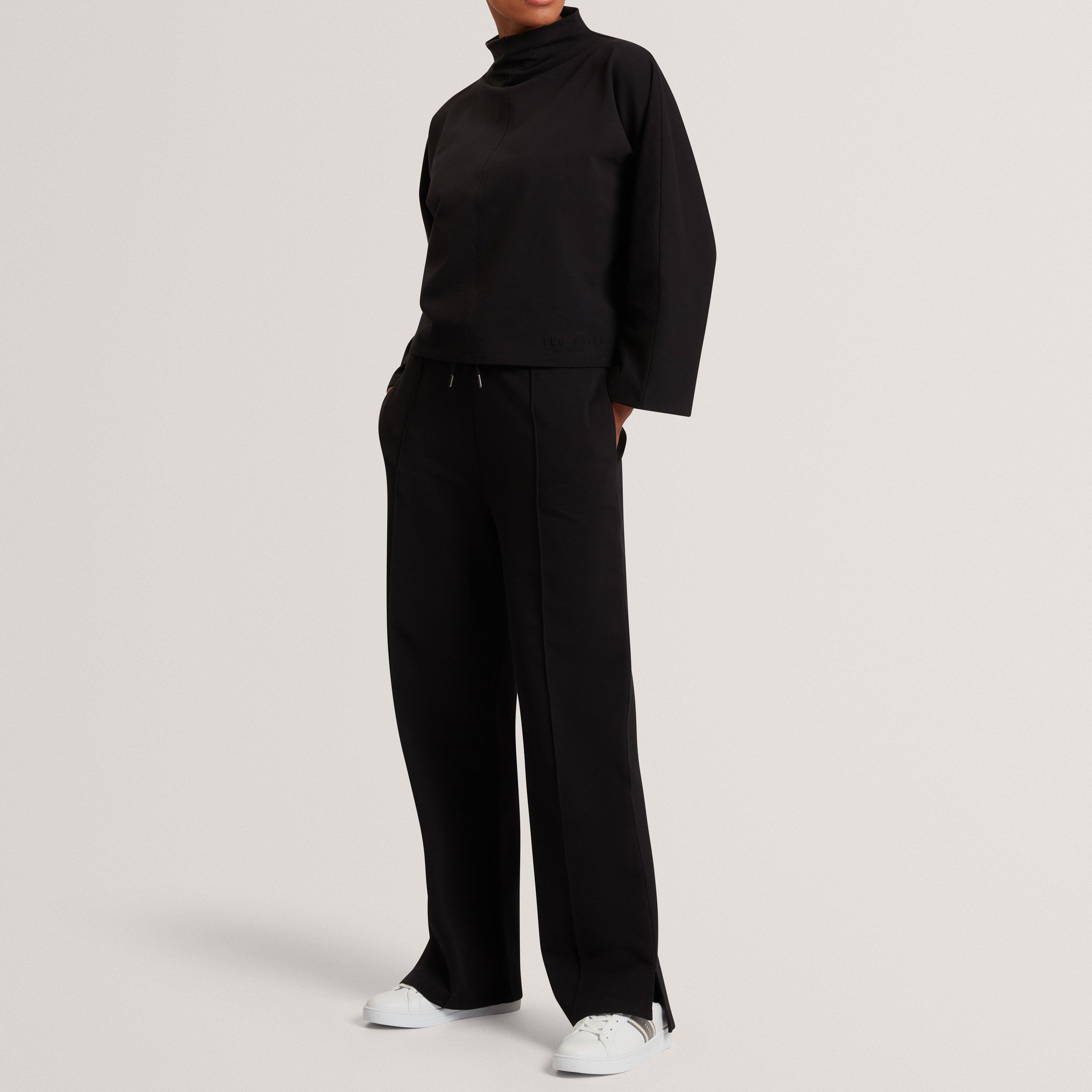 Black - Ted Baker - Ted Baker Funnel Neck Sweatshirt - 5