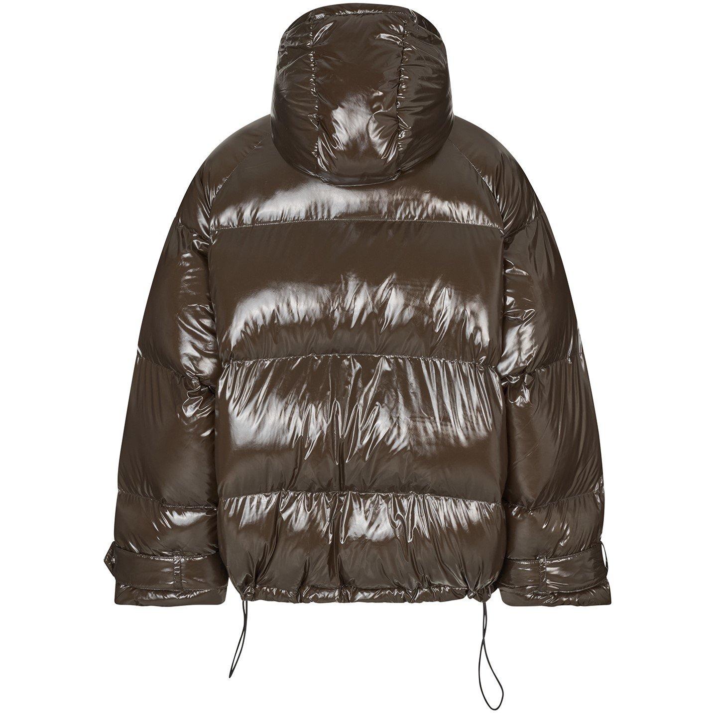 87 Dark Mokka - Lollys Laundry - Women's Shelby Medium Puffer Jacket - 2