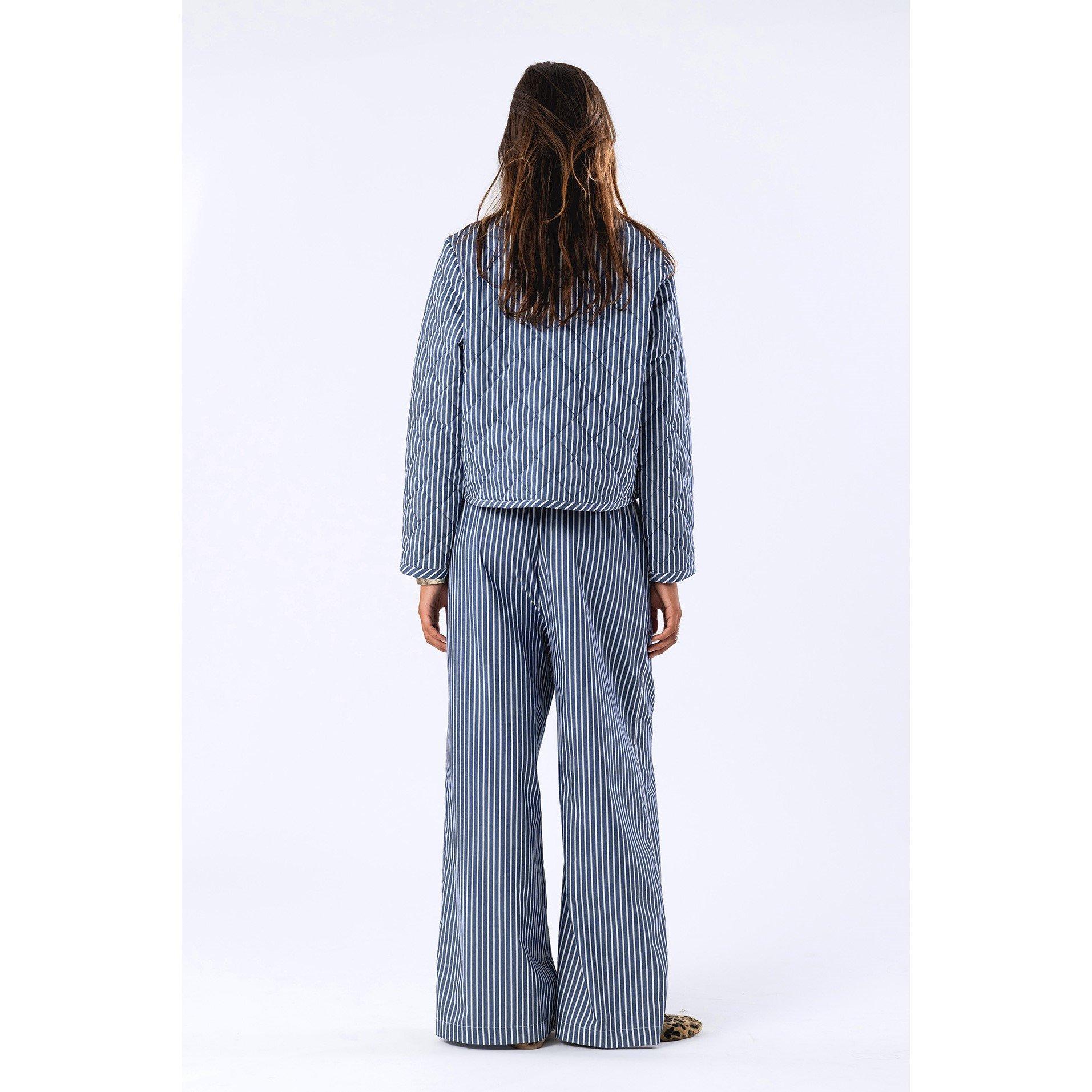 80 Stripe - Lollys Laundry - Women's Emilia Quilted Jacket - 4