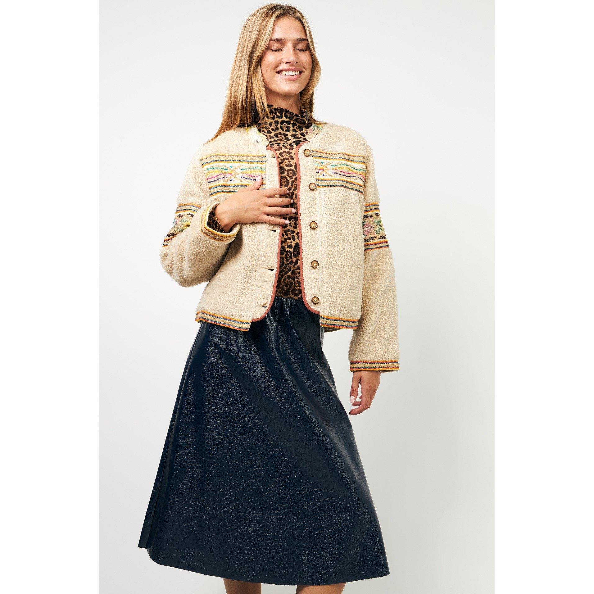 08 Beige - Lollys Laundry - Women's Siri Quilted Jacket - 3