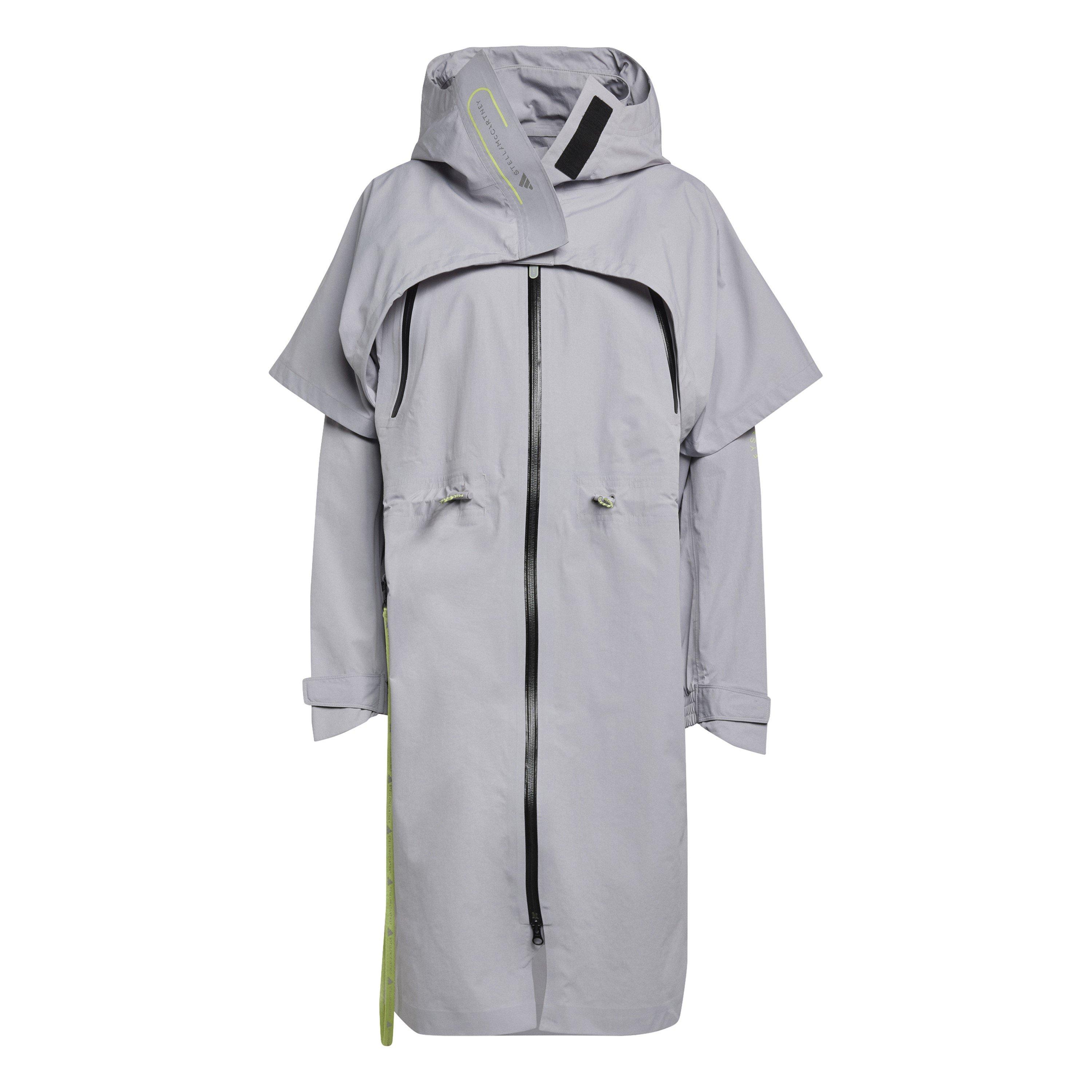 Adidas Women's Rain Anorak Jacket - Glory Grey - 14 (L)