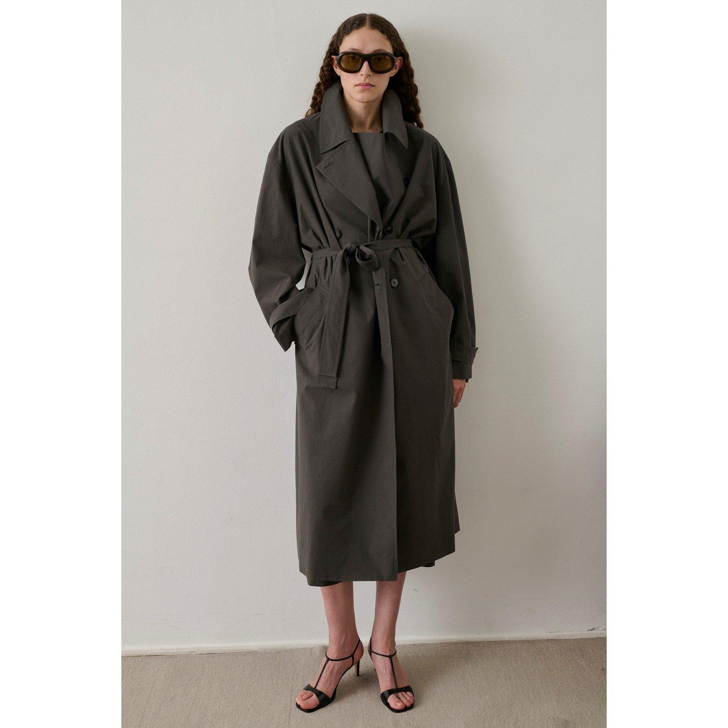 Anthracite - Soeur - Women's Trench Coat - 1