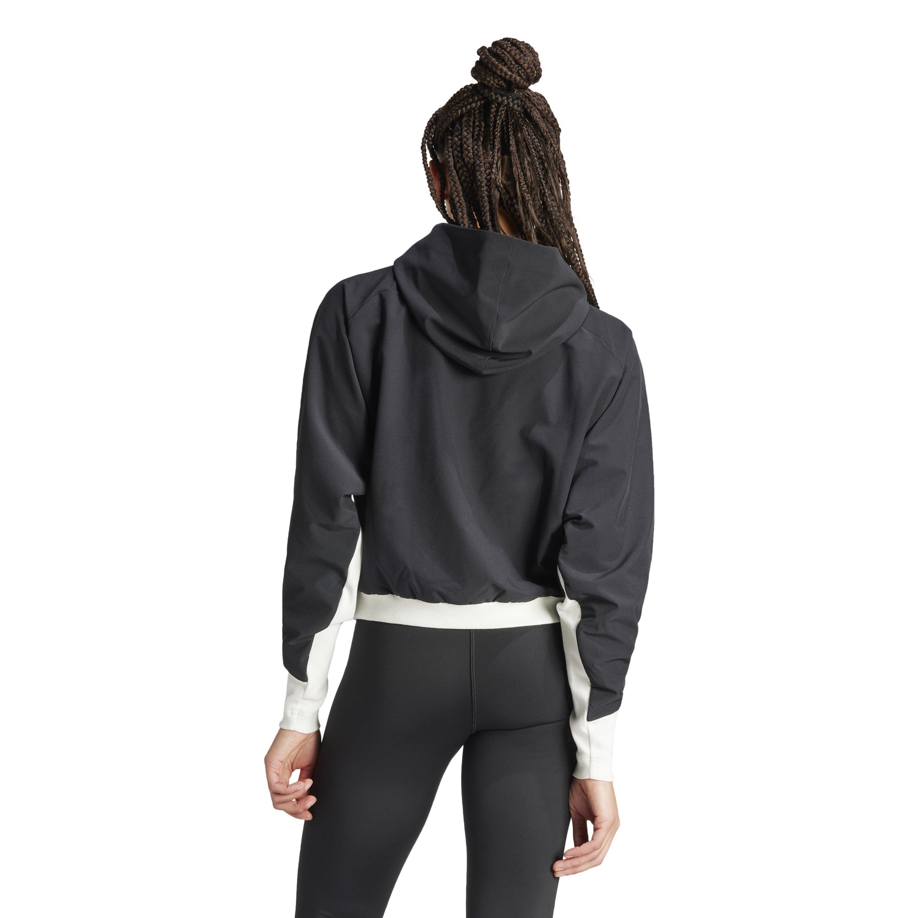 Preto - adidas - Team D Po Jkt W Training Jacket Womens - 3