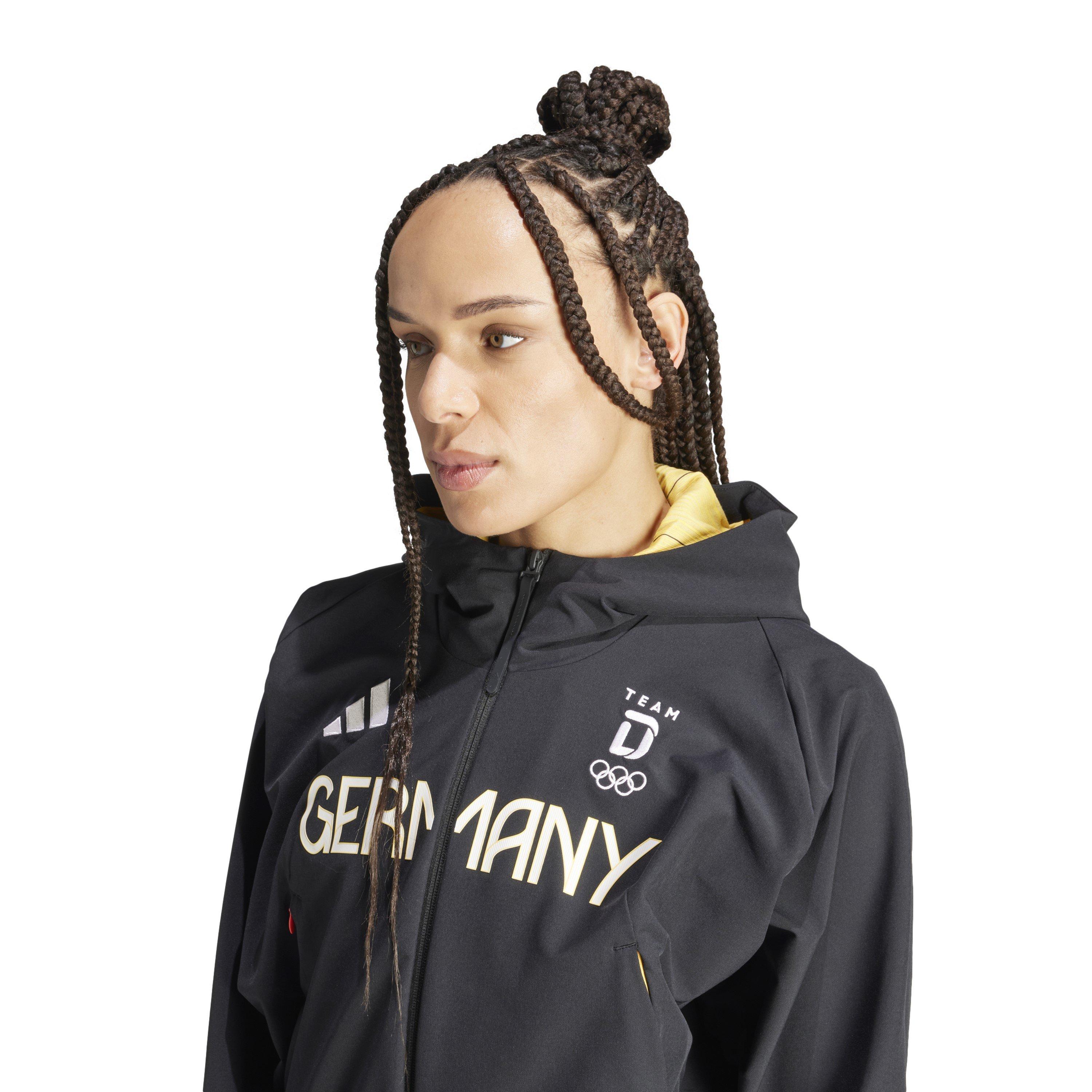 Preto - adidas - Team D Po Jkt W Training Jacket Womens - 4