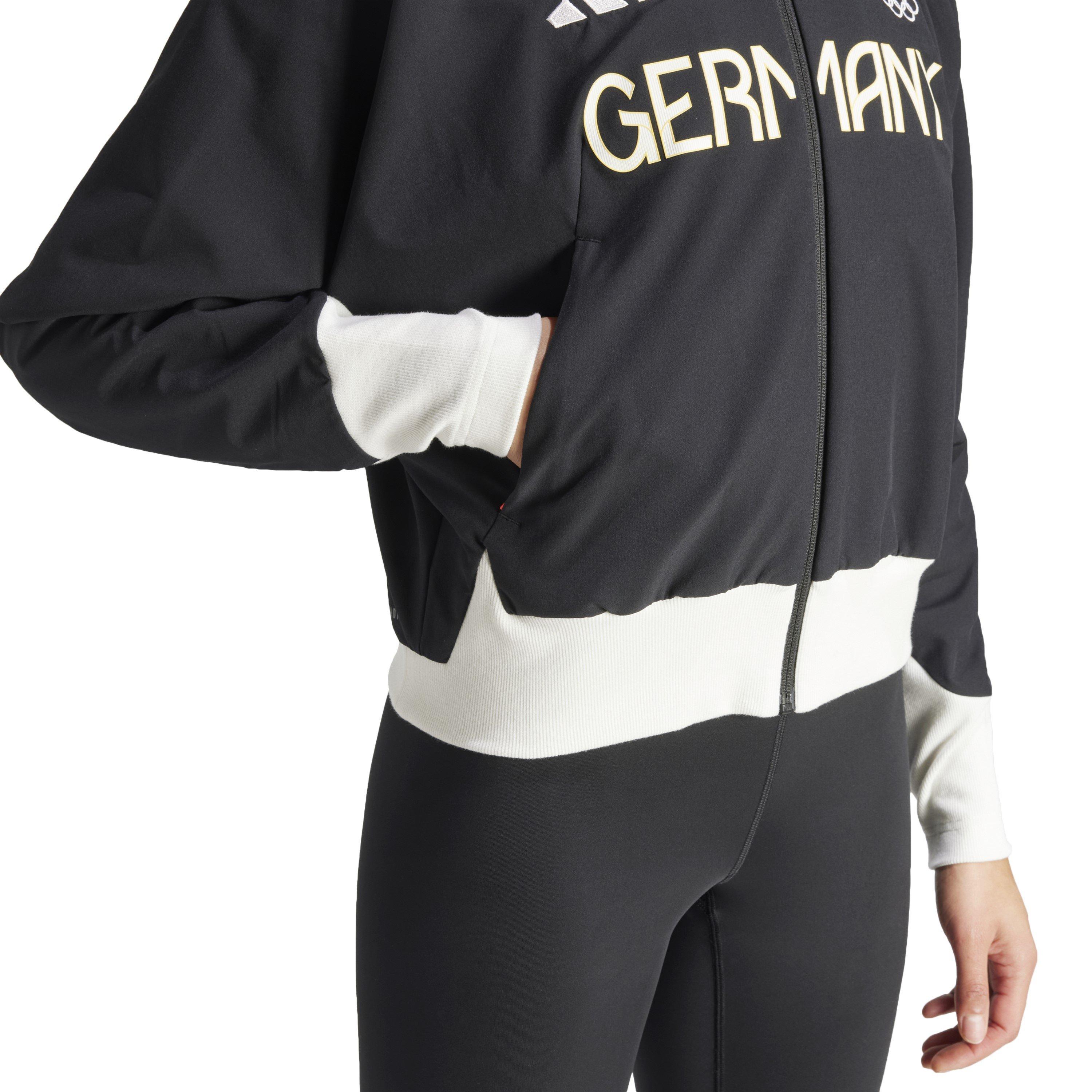 Preto - adidas - Team D Po Jkt W Training Jacket Womens - 5