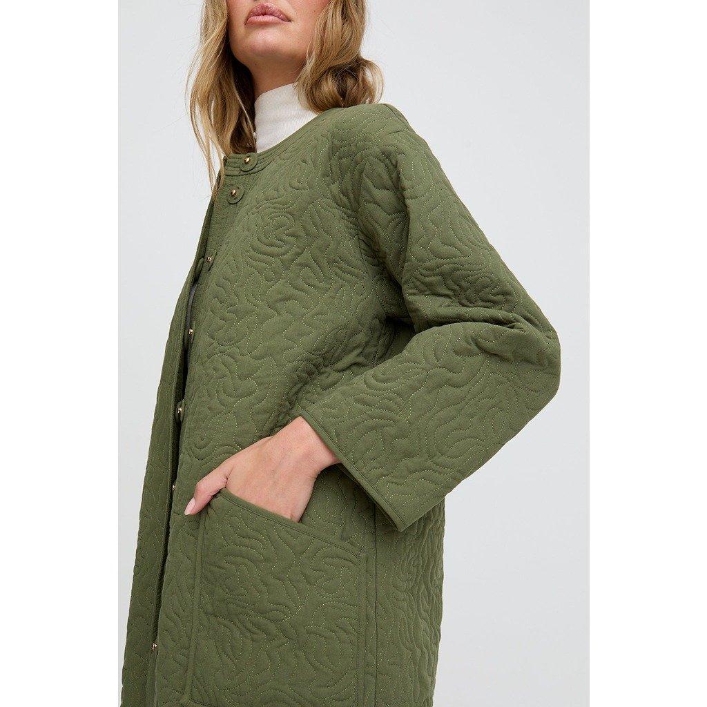 Kaki - Raffya - Raffya Heid Qlt Coat Ld62 - 2