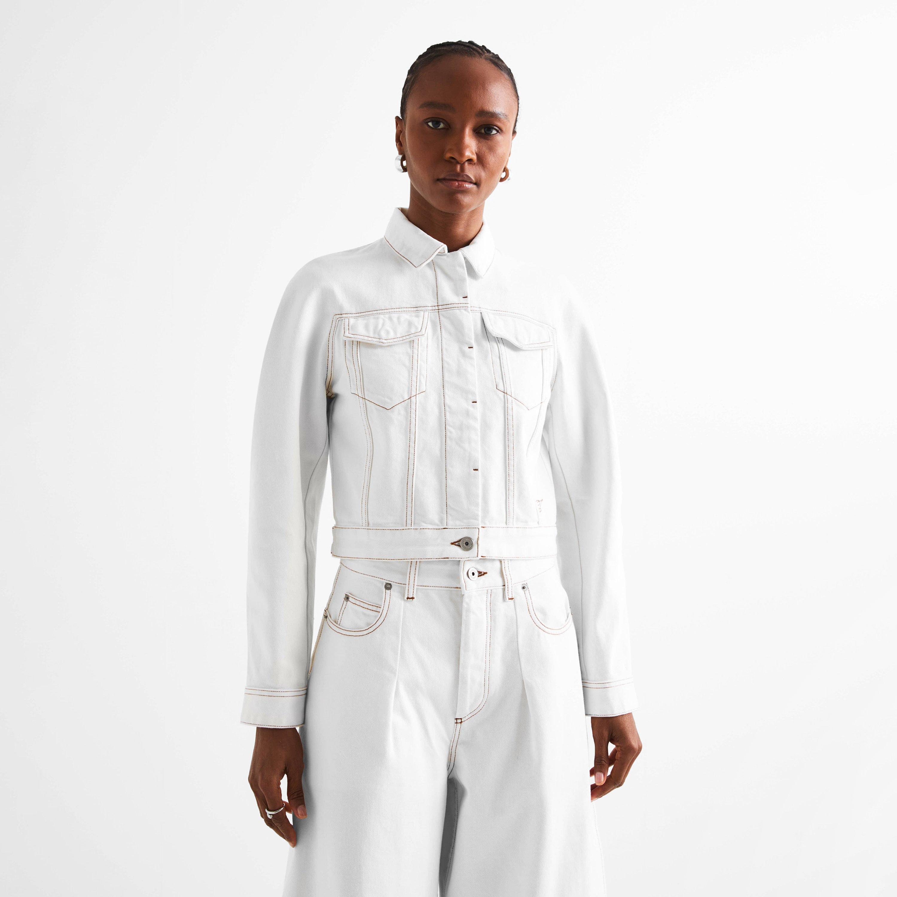 Off-White/Tabac - Jacquemus - Jacq Denim Jacket Ld62 - 3