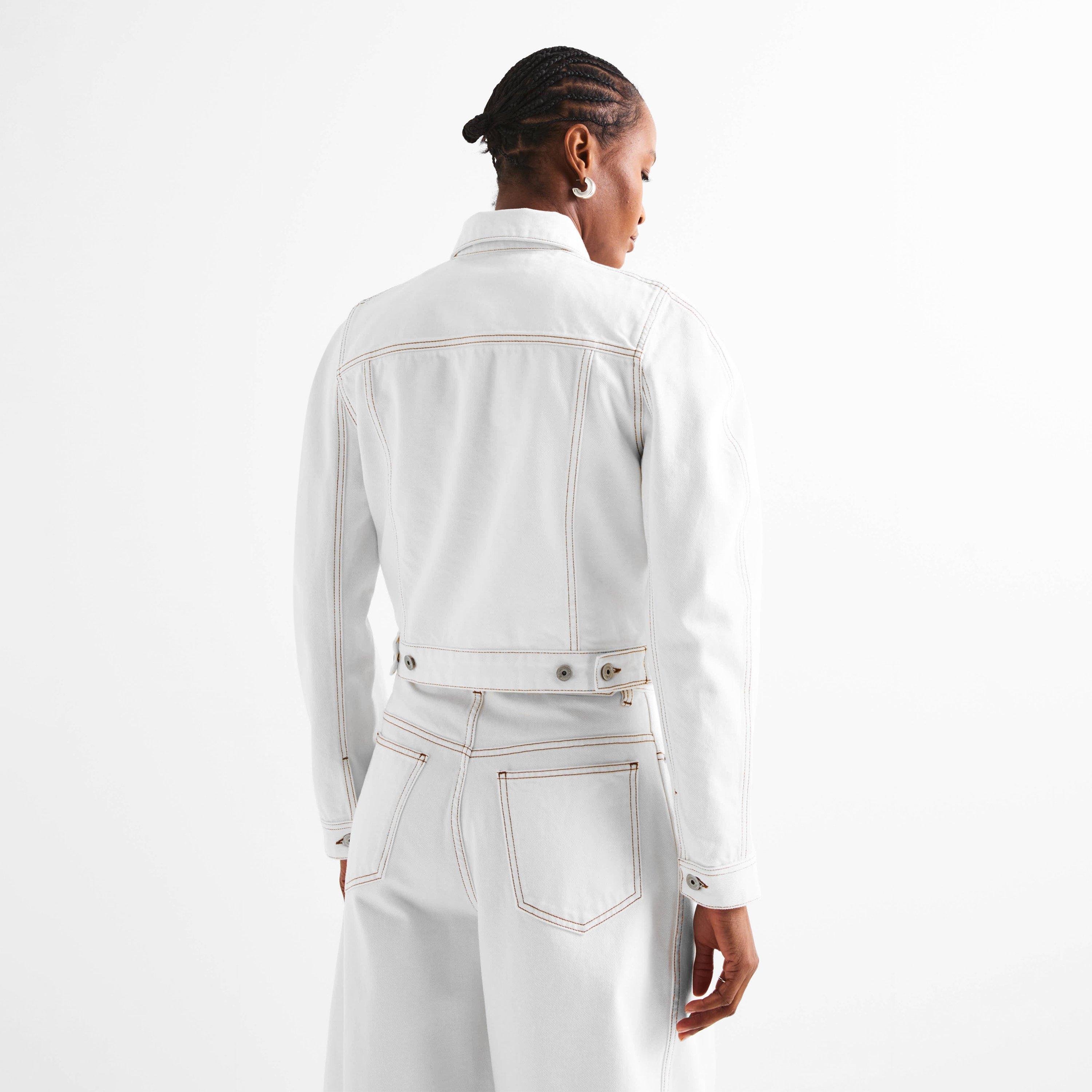 Off-White/Tabac - Jacquemus - Jacq Denim Jacket Ld62 - 4