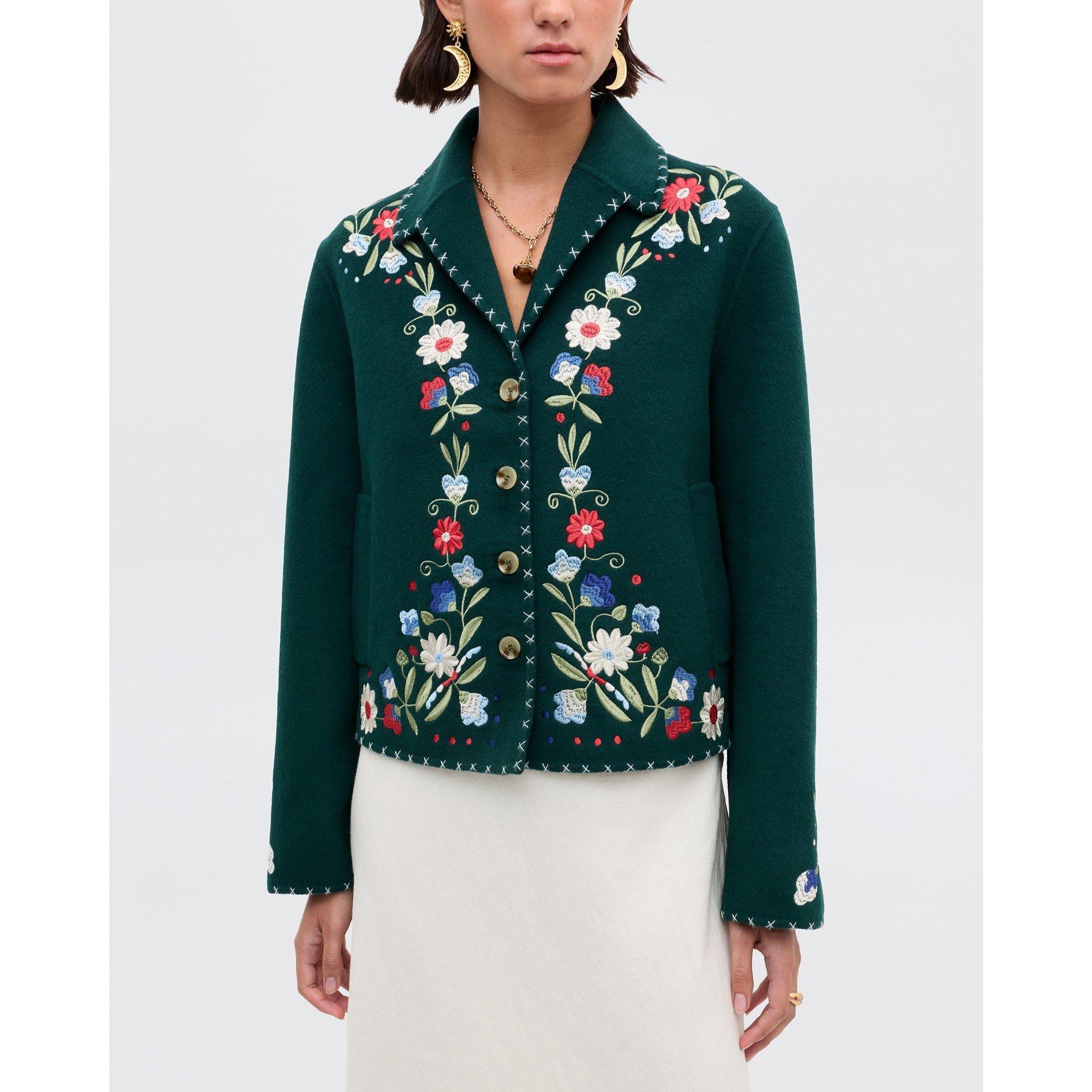 Bliss Green - RIXO - Rixo Jude Jacket Ld61 - 2