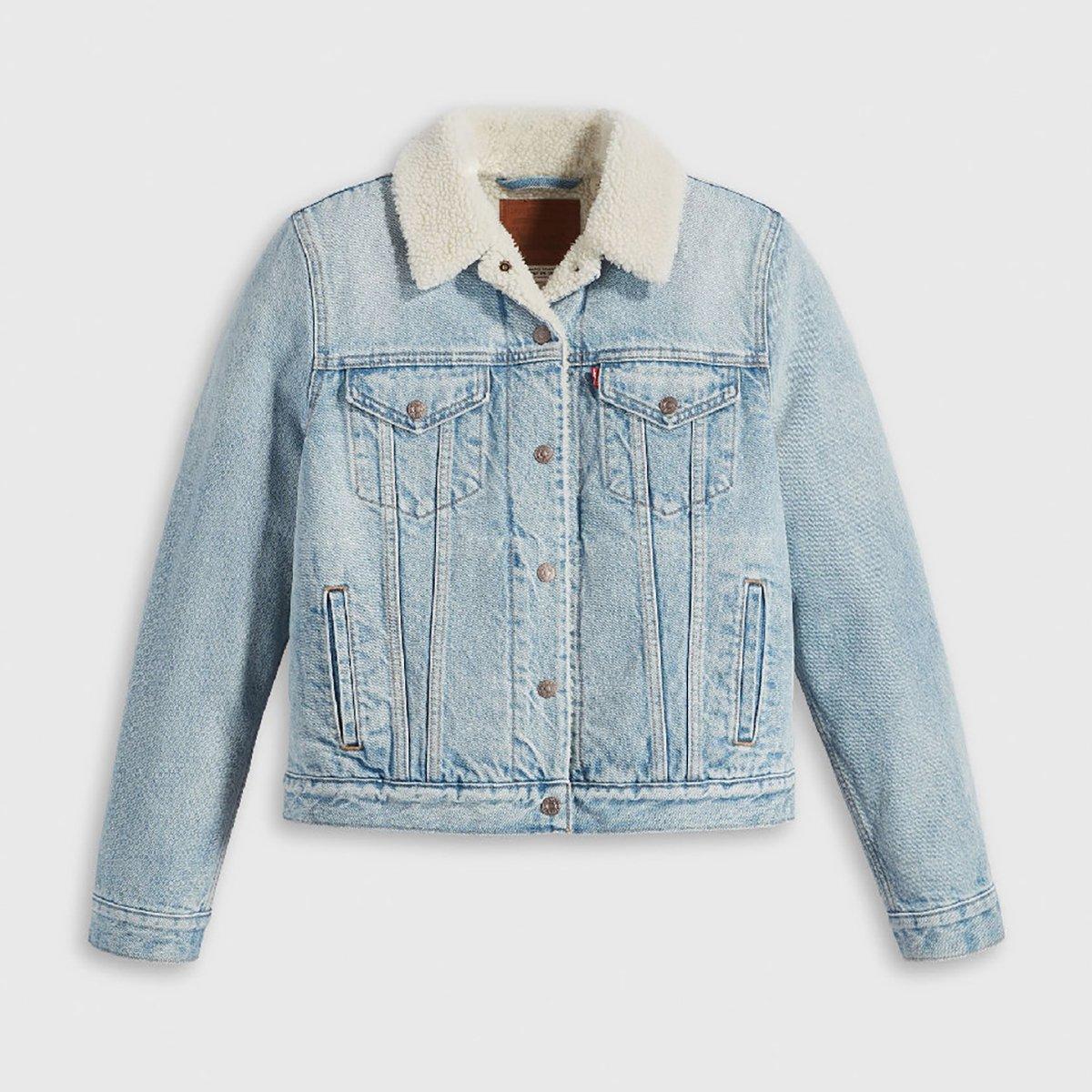 Levis Women's Original Trucker Sherpa Jacket - The Other Way - 8 (XS)