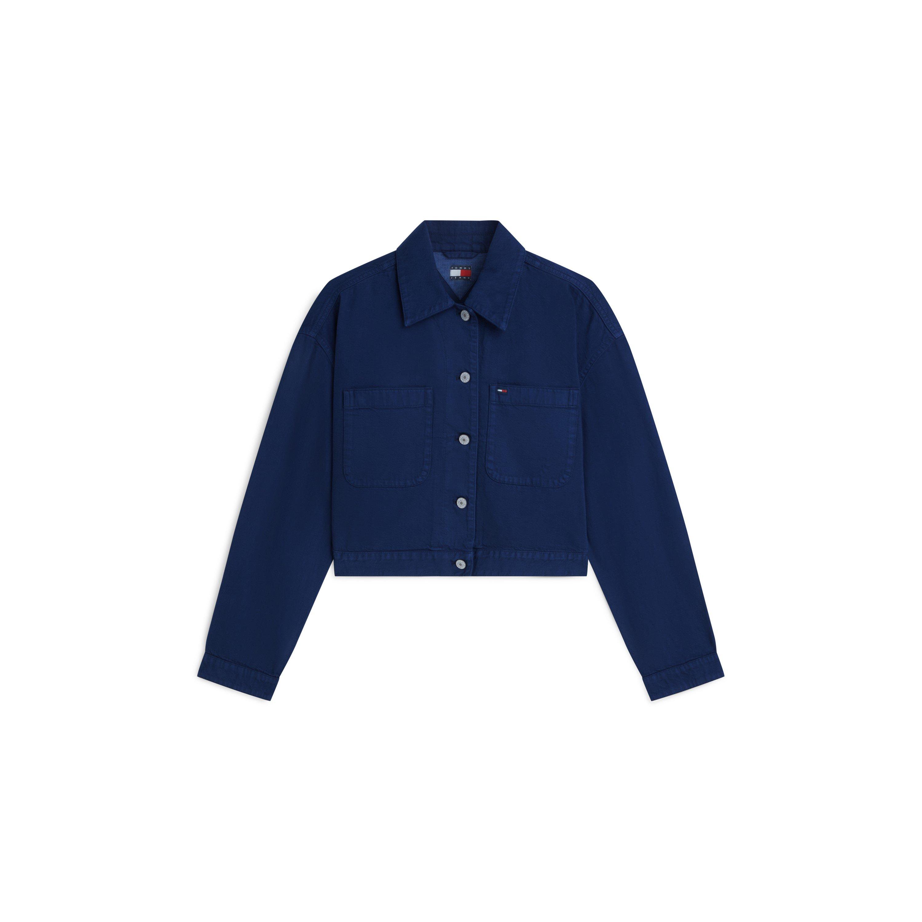 Tommy Jeans Women's Overshirt - Denim Dark - 8 (XS)