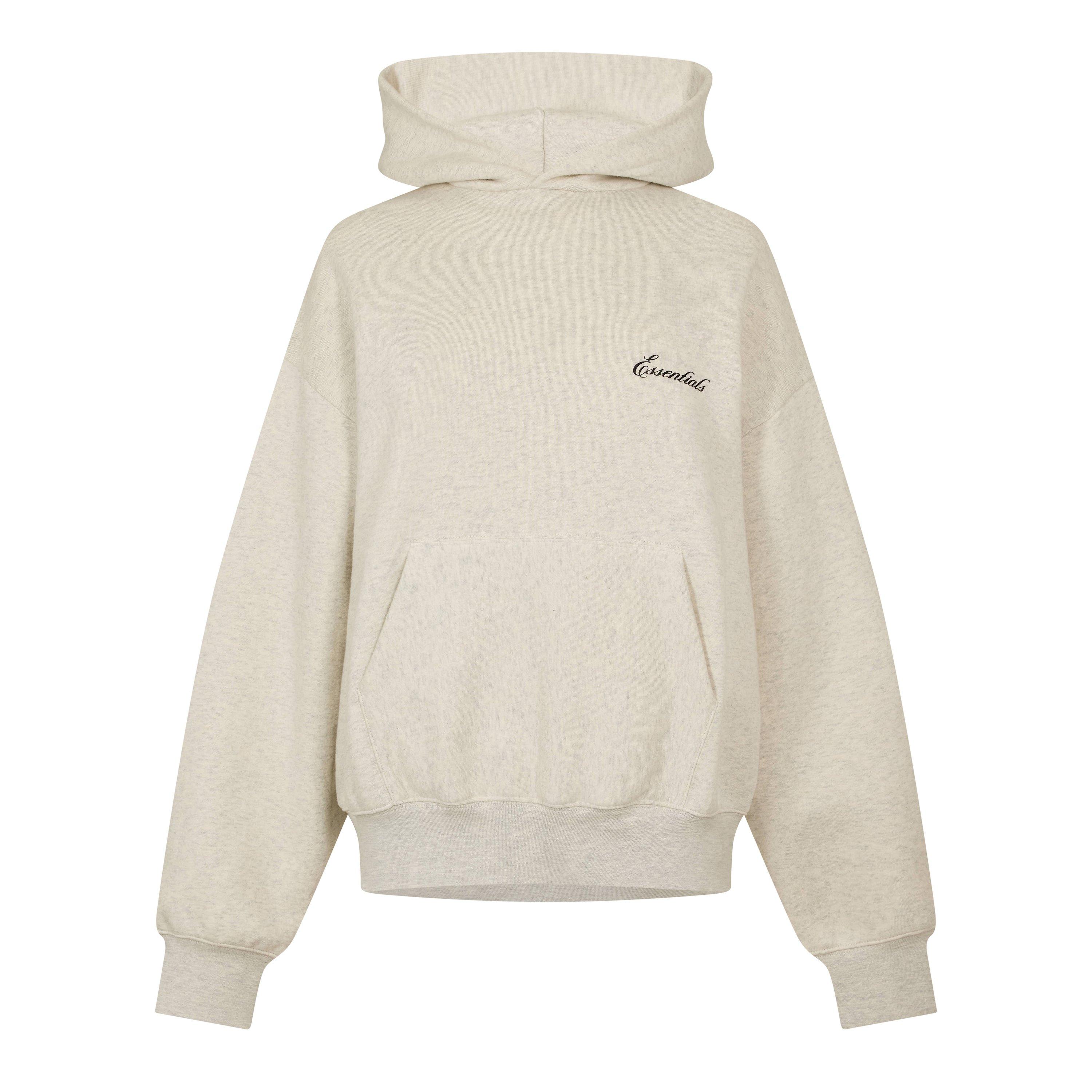 Oatmeal Heather - Fear Of God Essentials - Women's Overhead Hoodie - 1