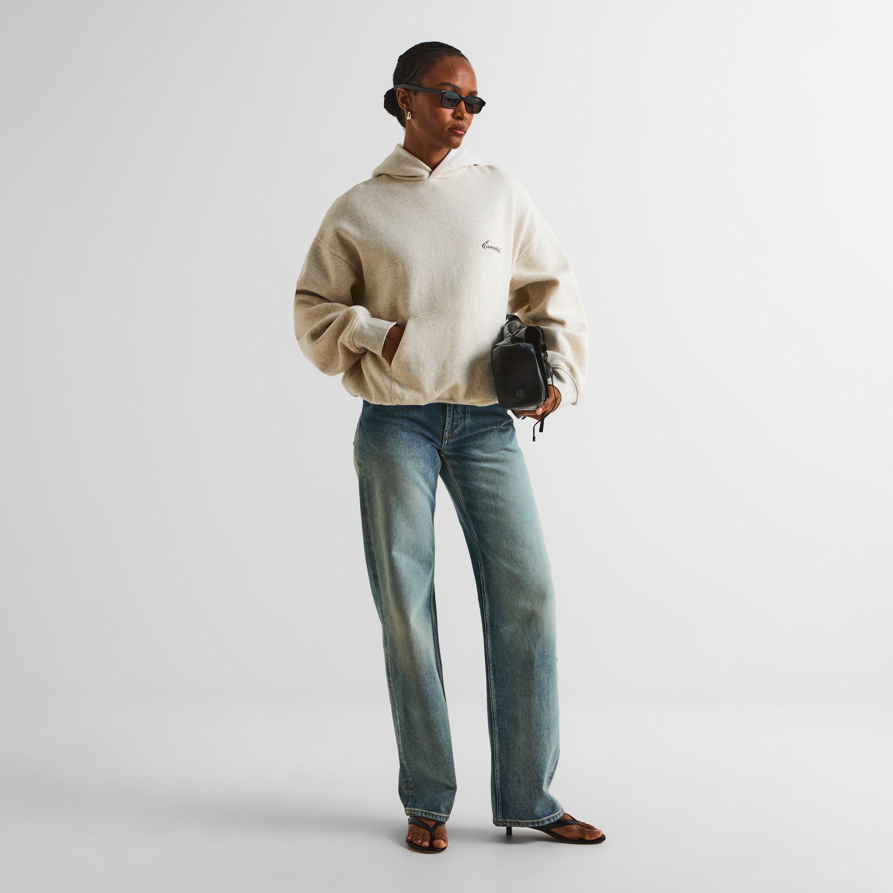 Oatmeal Heather - Fear Of God Essentials - Women's Overhead Hoodie - 6