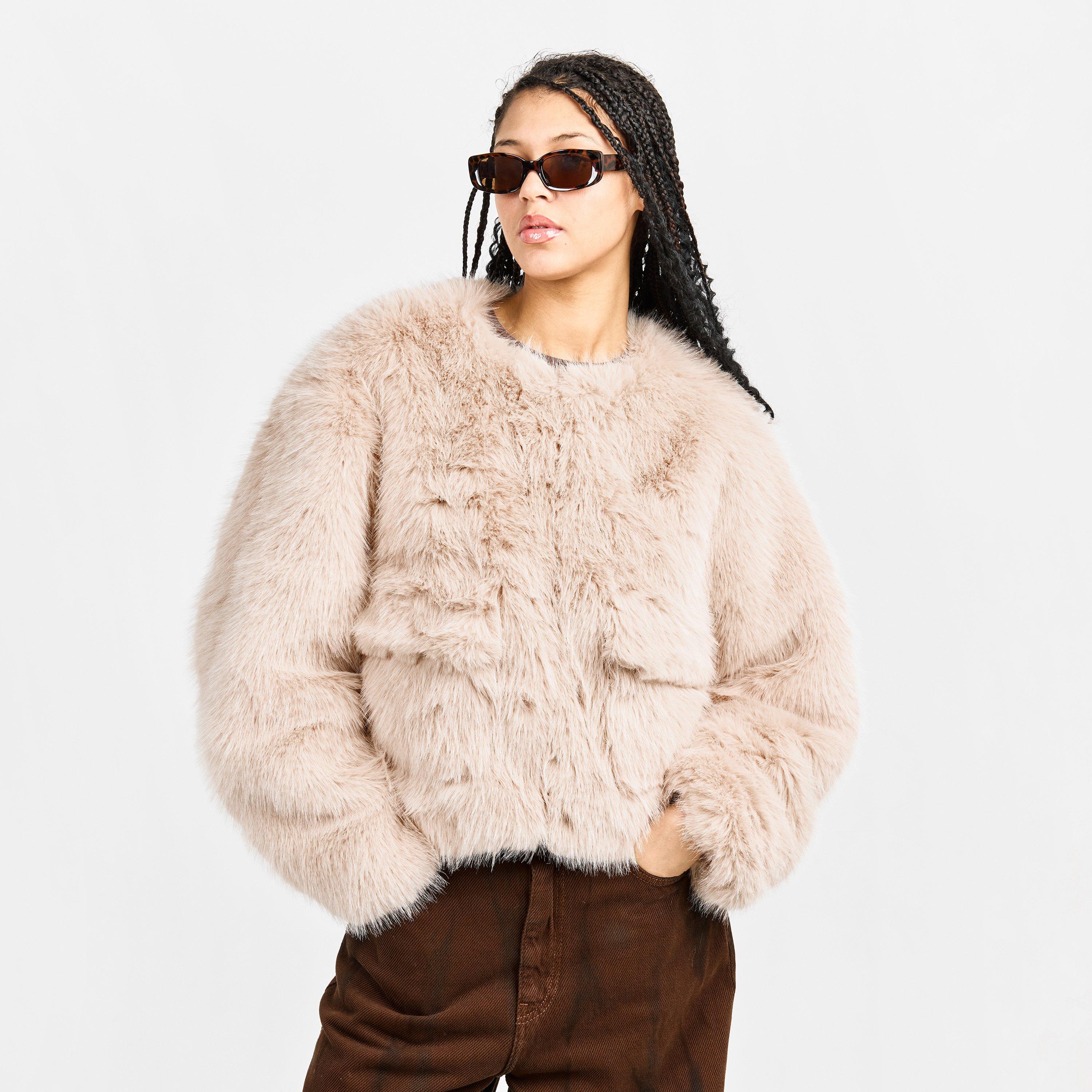 Beige - 4th and Reckless - Women's Reysha Teddy Coat - 3