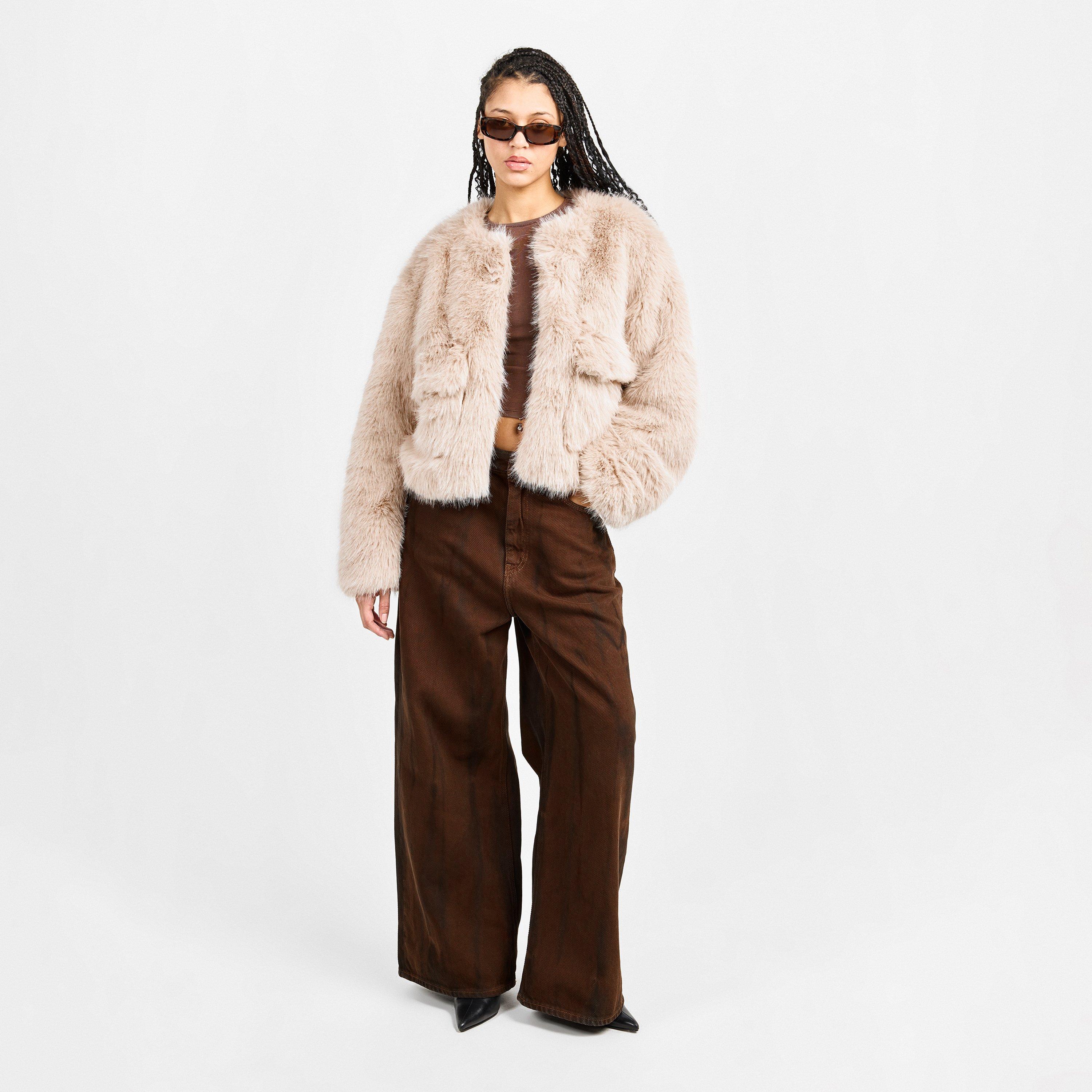 Beige - 4th and Reckless - Women's Reysha Teddy Coat - 6