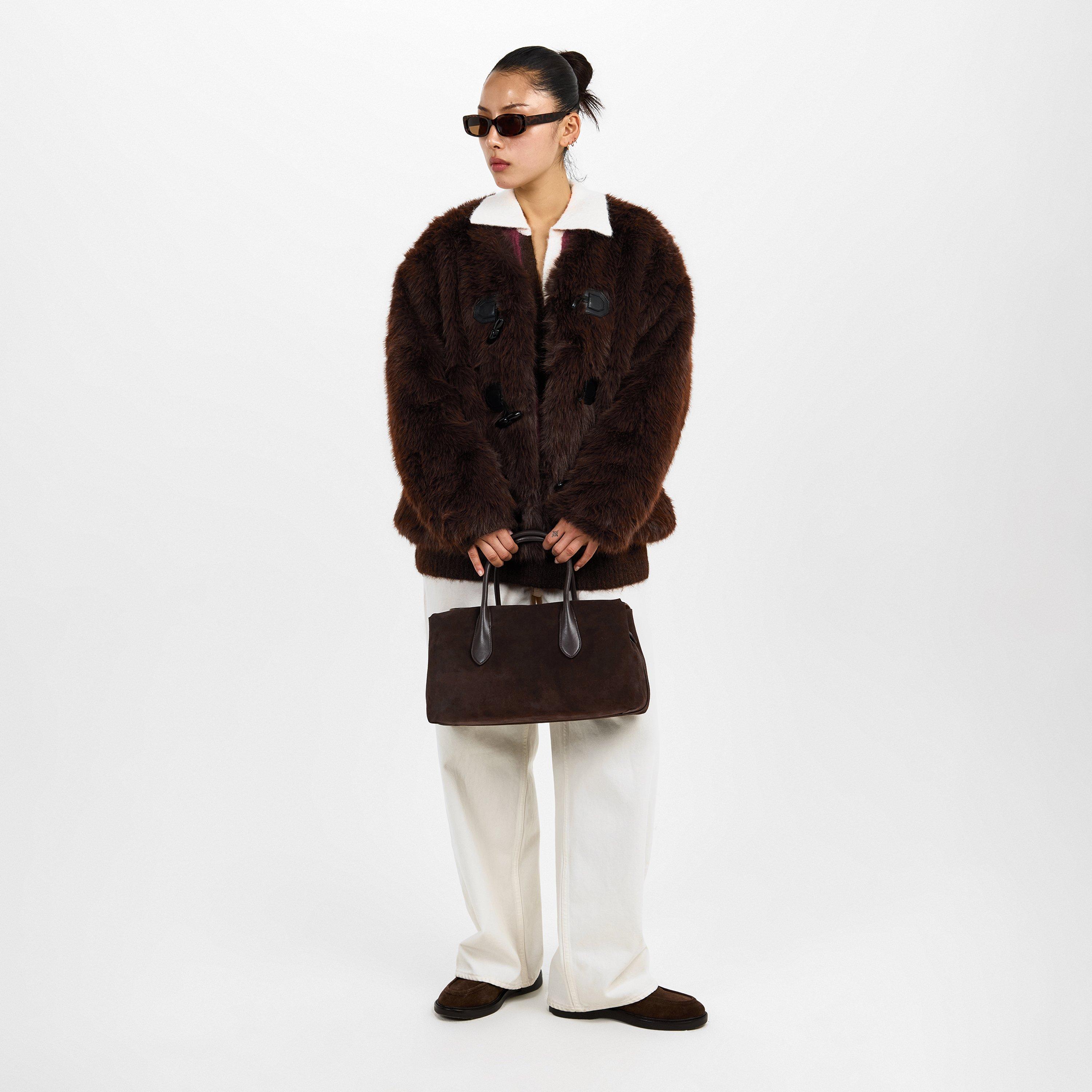 Brown - 4th and Reckless - Women's Jackie Teddy Coat - 6
