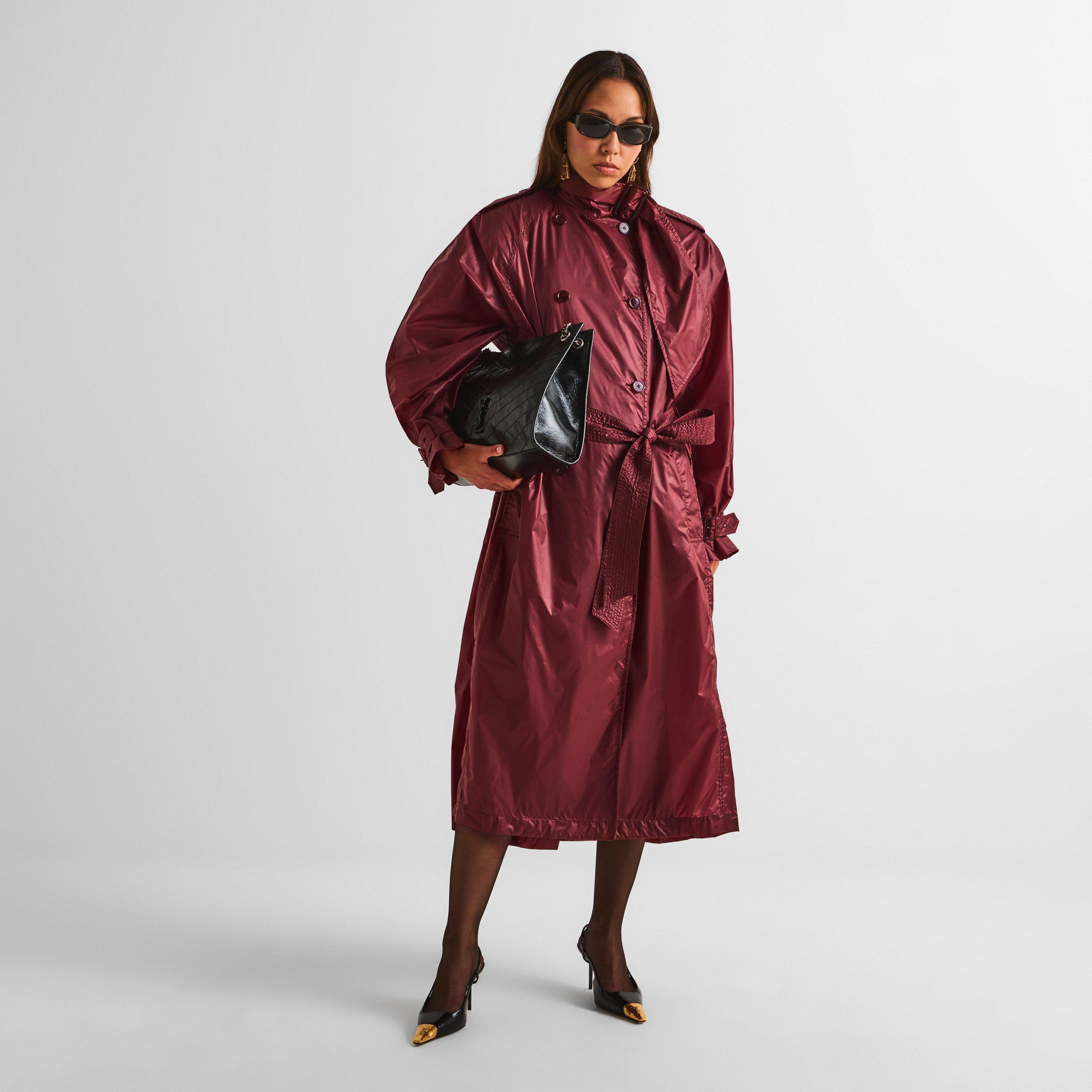 Bordeaux - Saint Laurent - Women's Trench Coat - 5